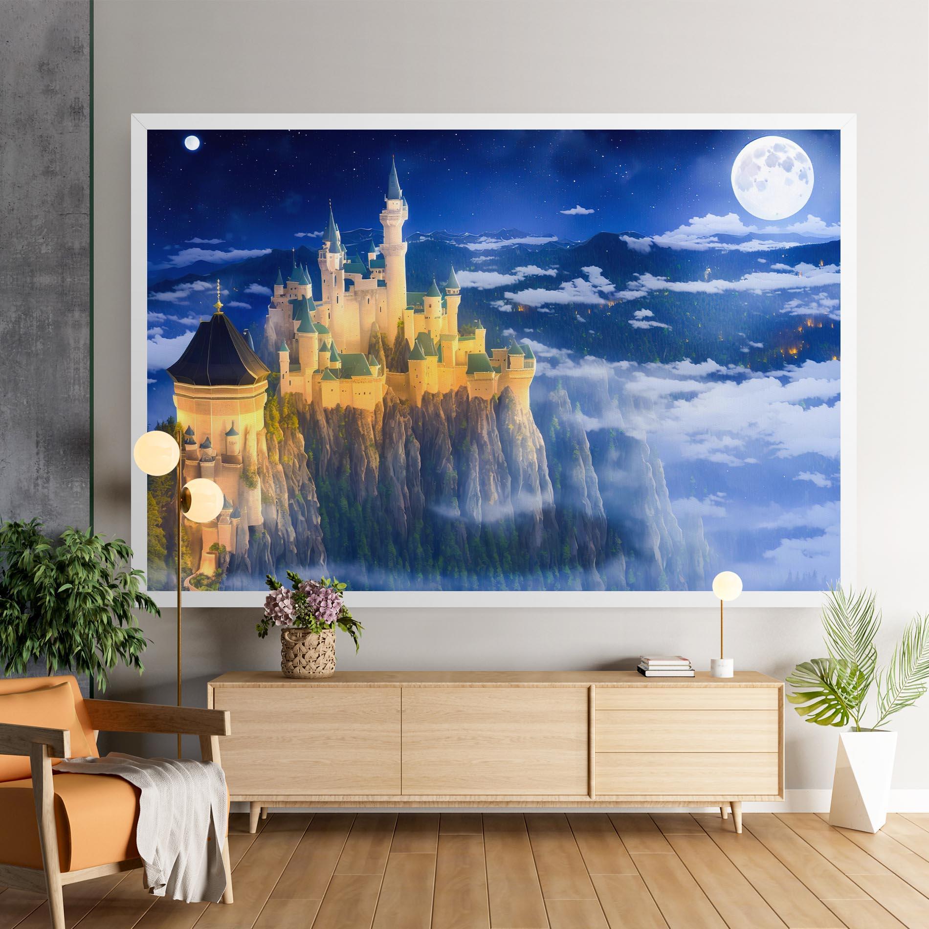Vászonkép Fairytale Castle mockup 9