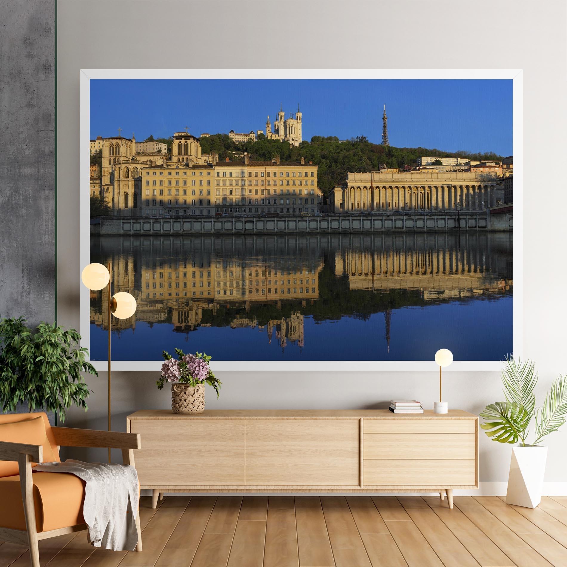 Vászonkép Lyon France mockup 9