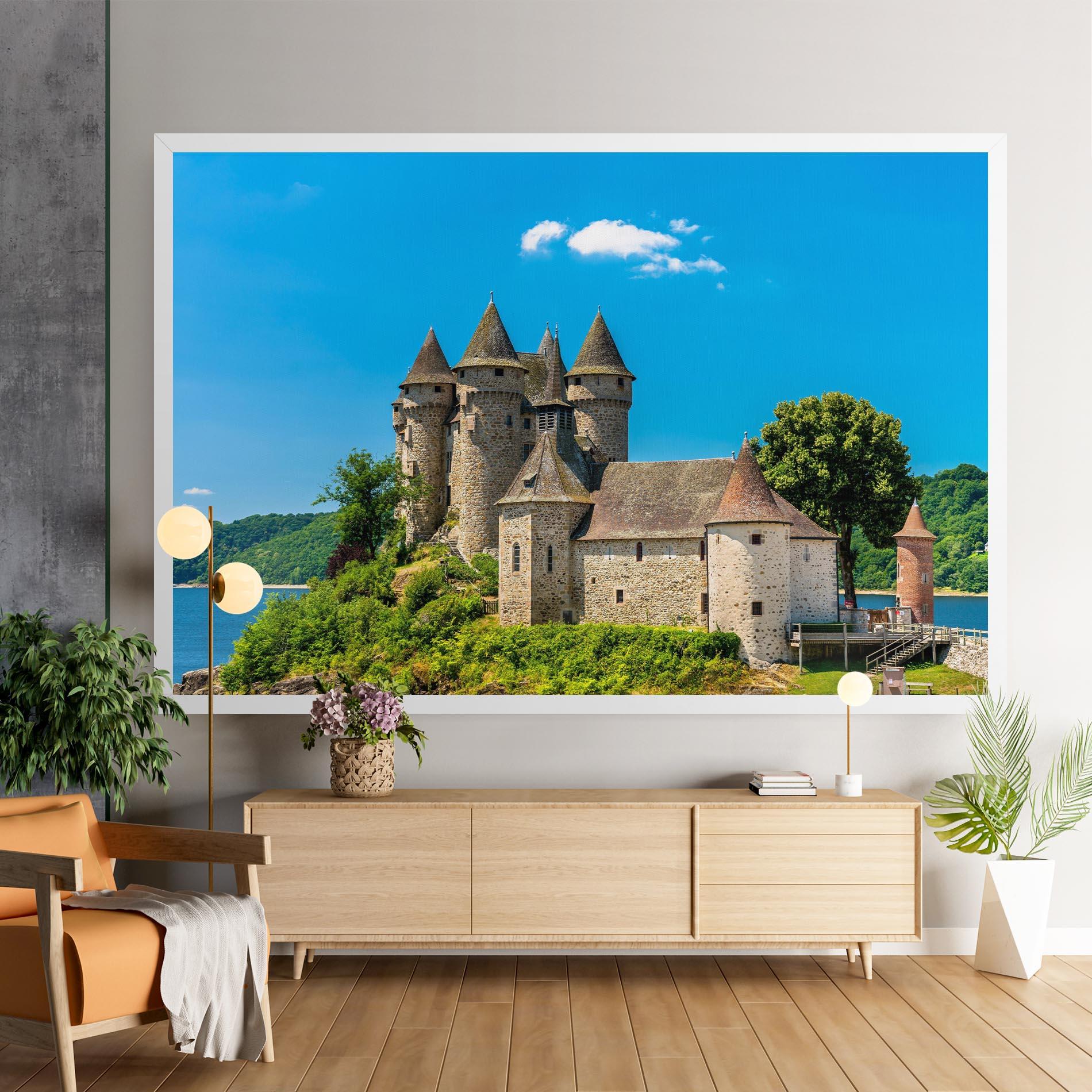 Vászonkép Medieval Castle France mockup 9