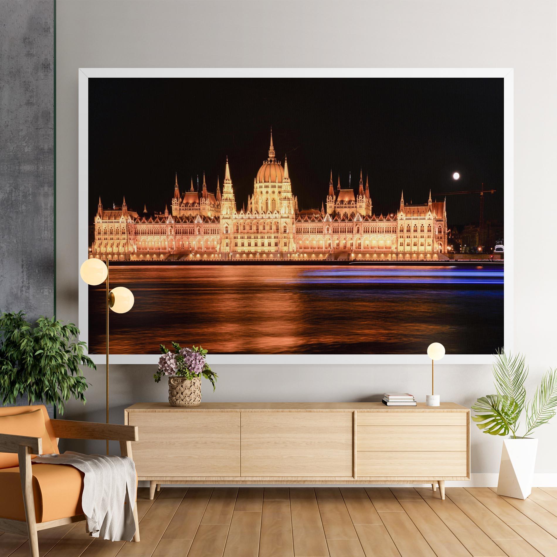 Vászonkép Night Reflection mockup 9