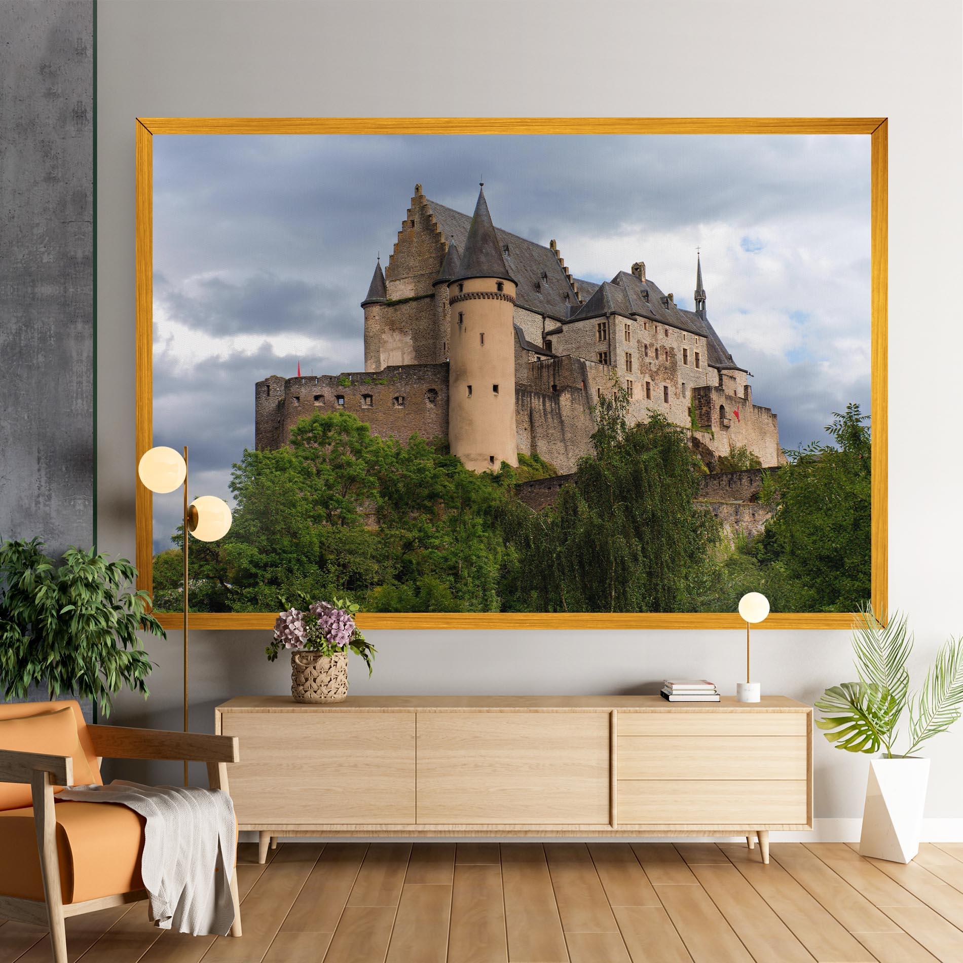 Vászonkép Castle Vianden mockup 9