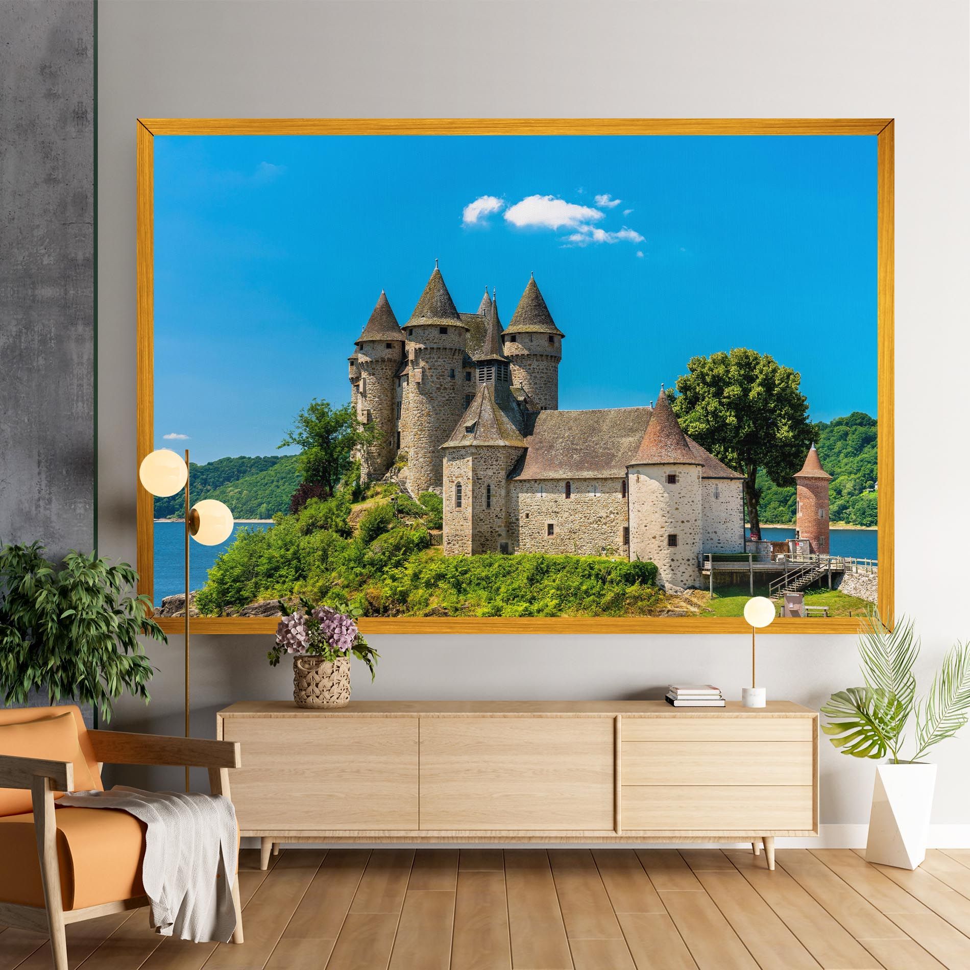 Medieval Castle France mockup 9