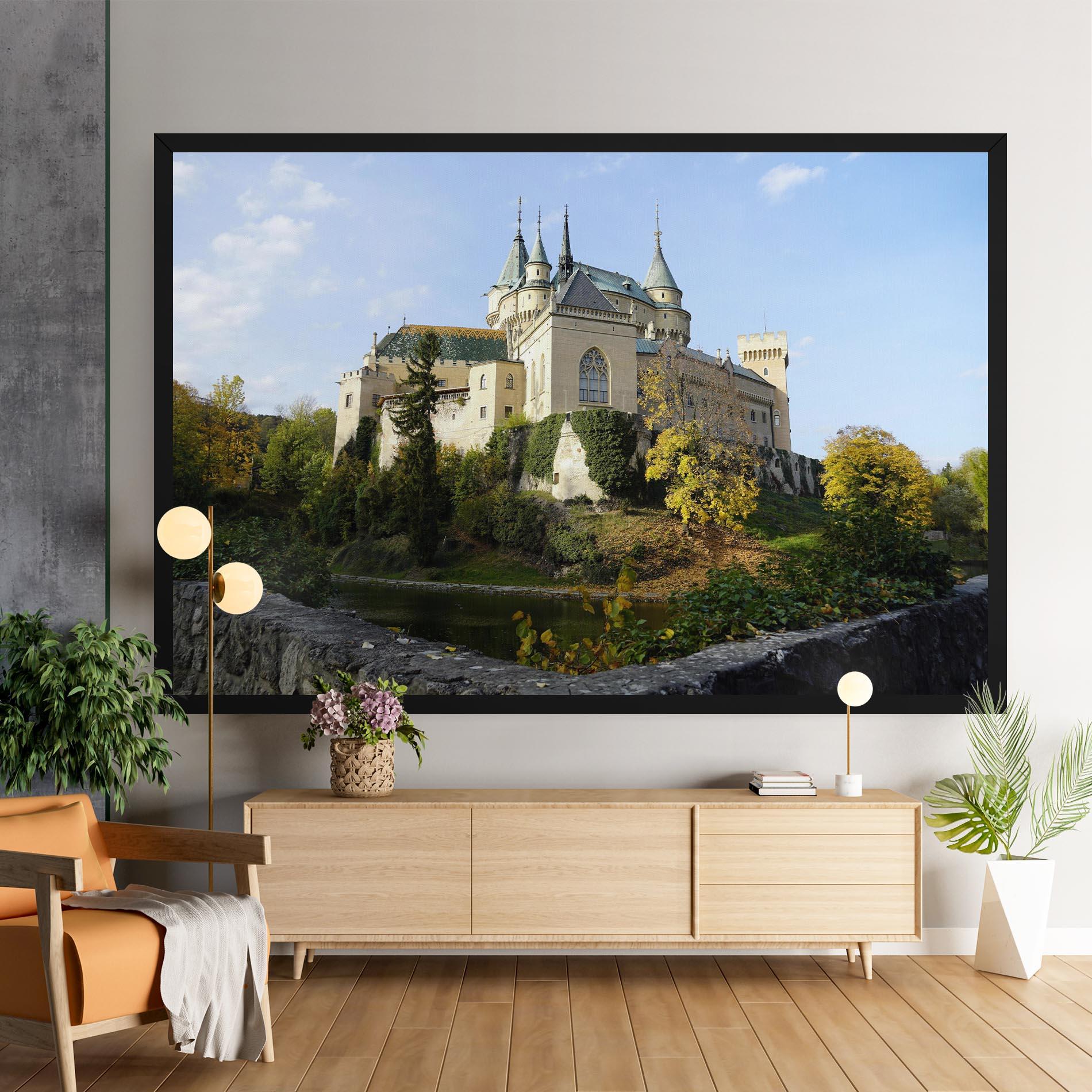 Vászonkép Bojnice Castle Slovakia mockup 9