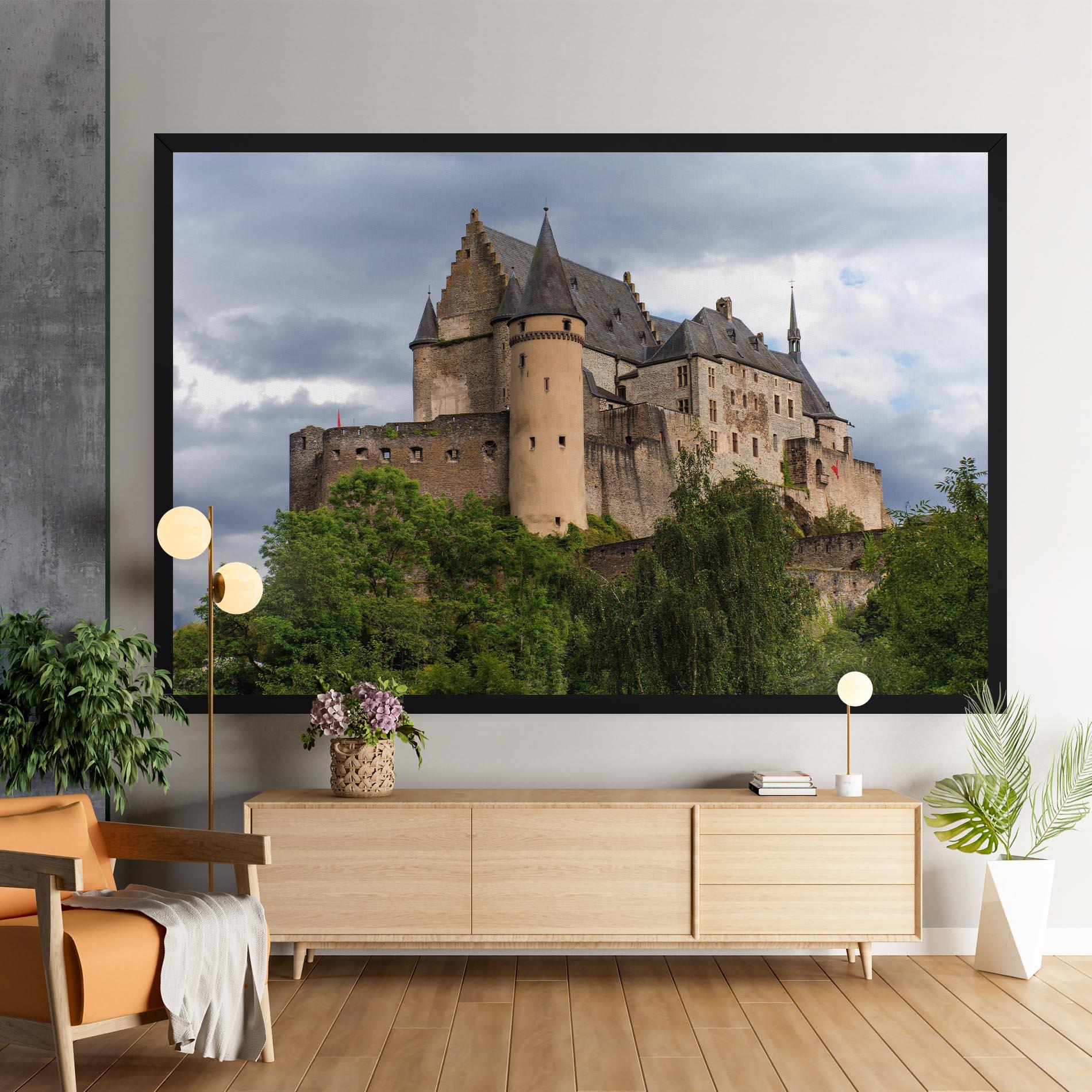 Vászonkép Castle Vianden mockup 9
