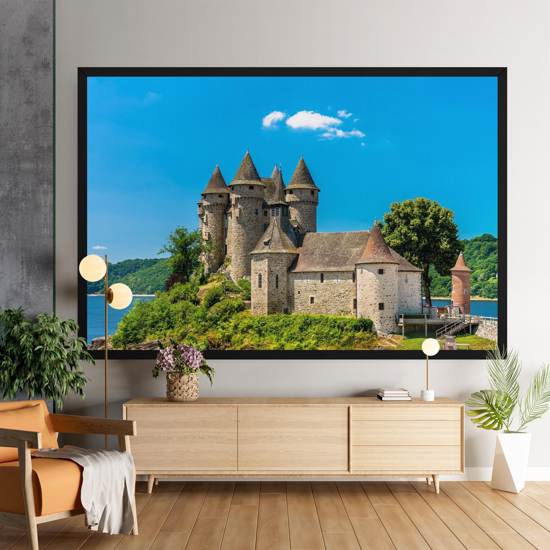 Vászonkép Medieval Castle France mockup 9