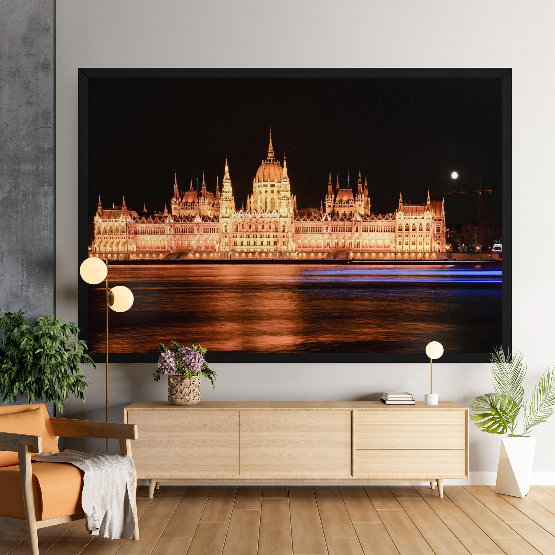 Vászonkép Night Reflection mockup 9