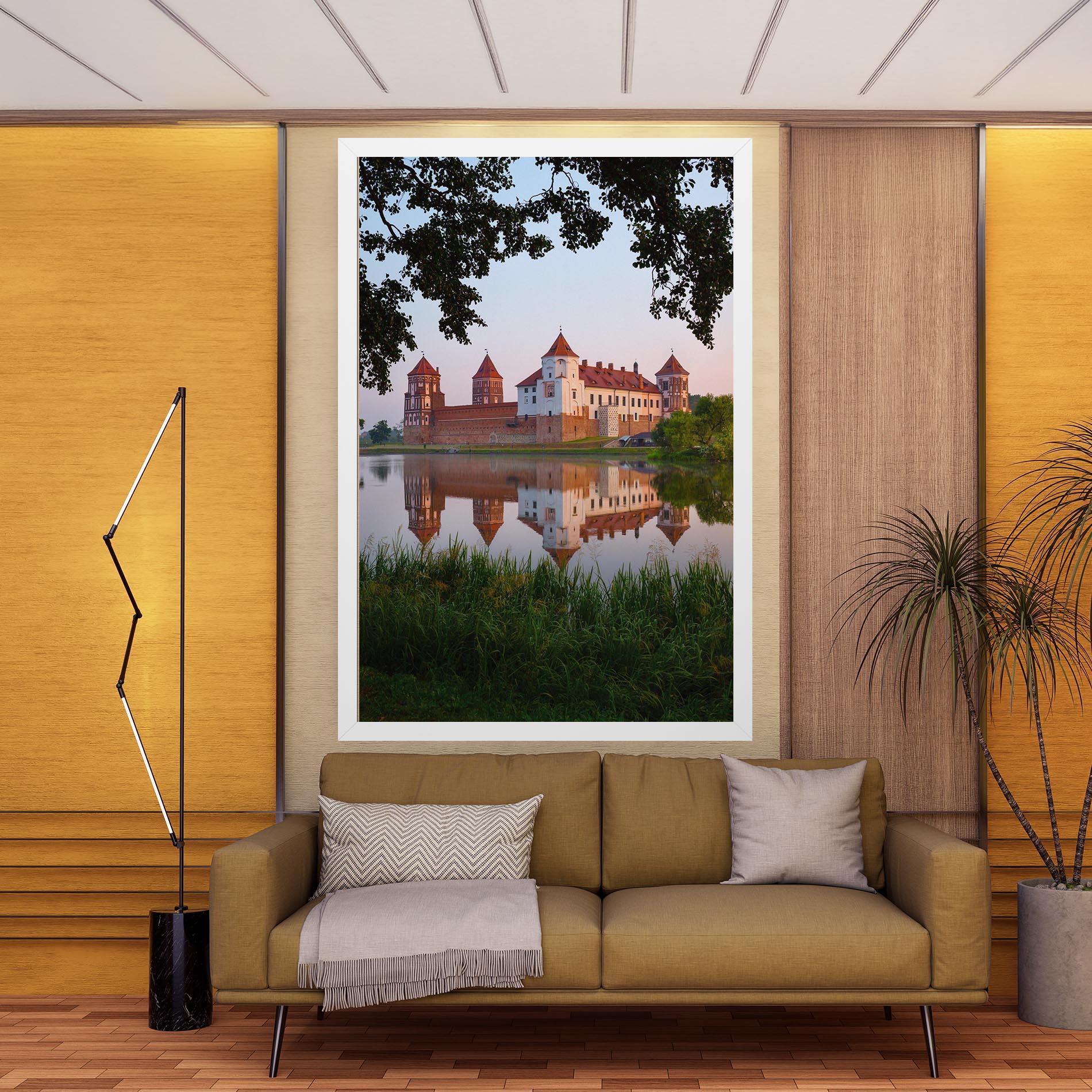 Vászonkép Ancient Castle Morning mockup 9