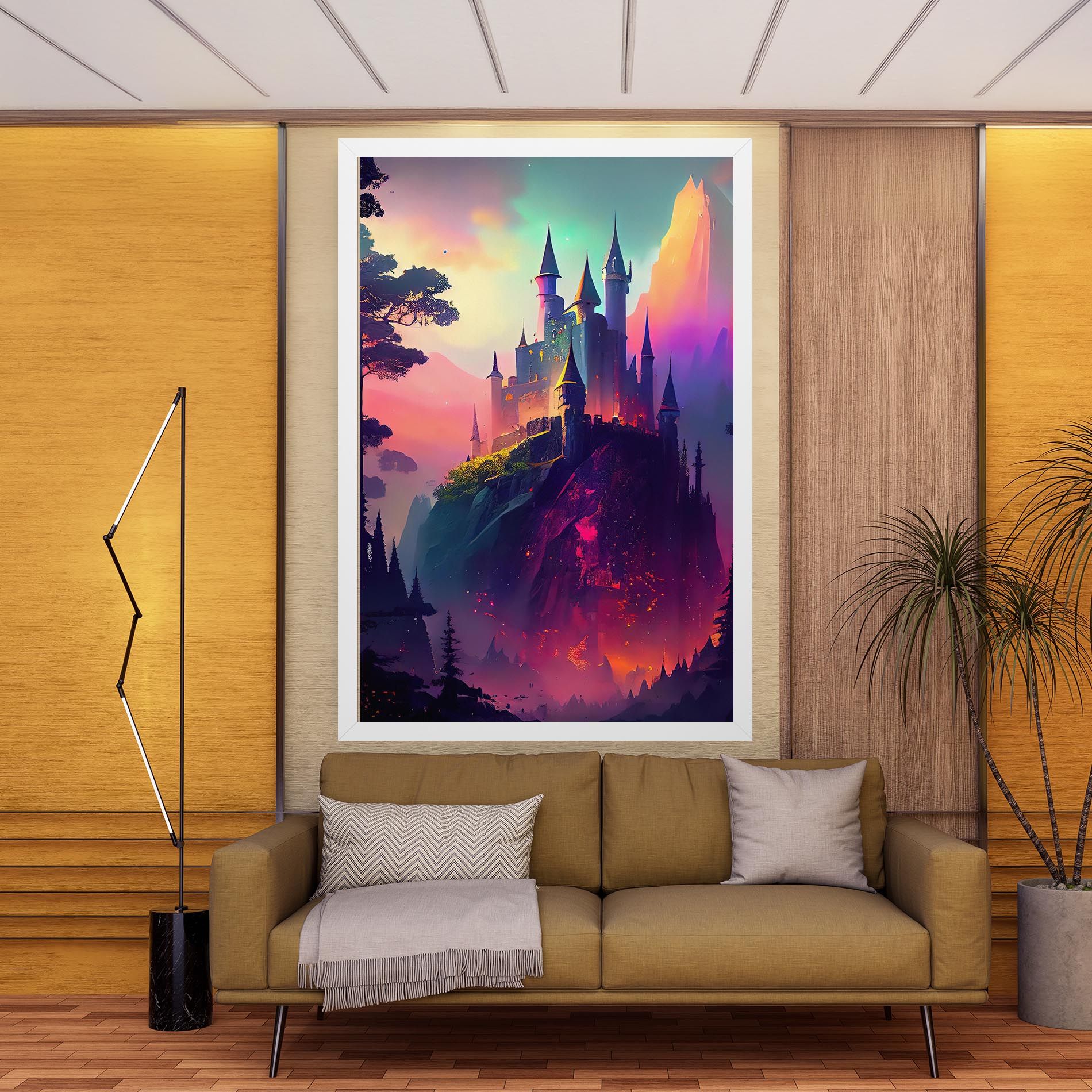 Purple Orange Castle mockup 9