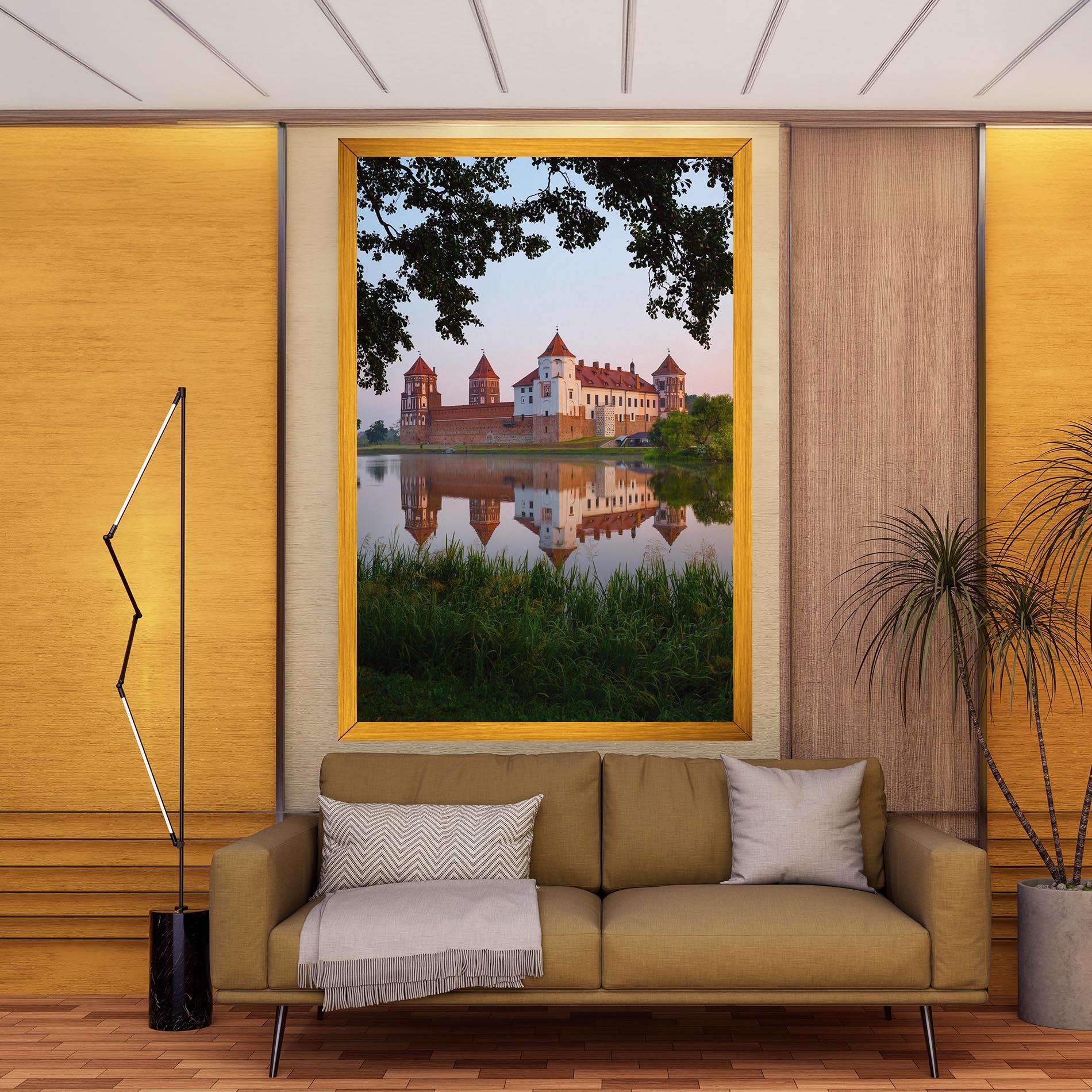 Vászonkép Ancient Castle Morning mockup 9