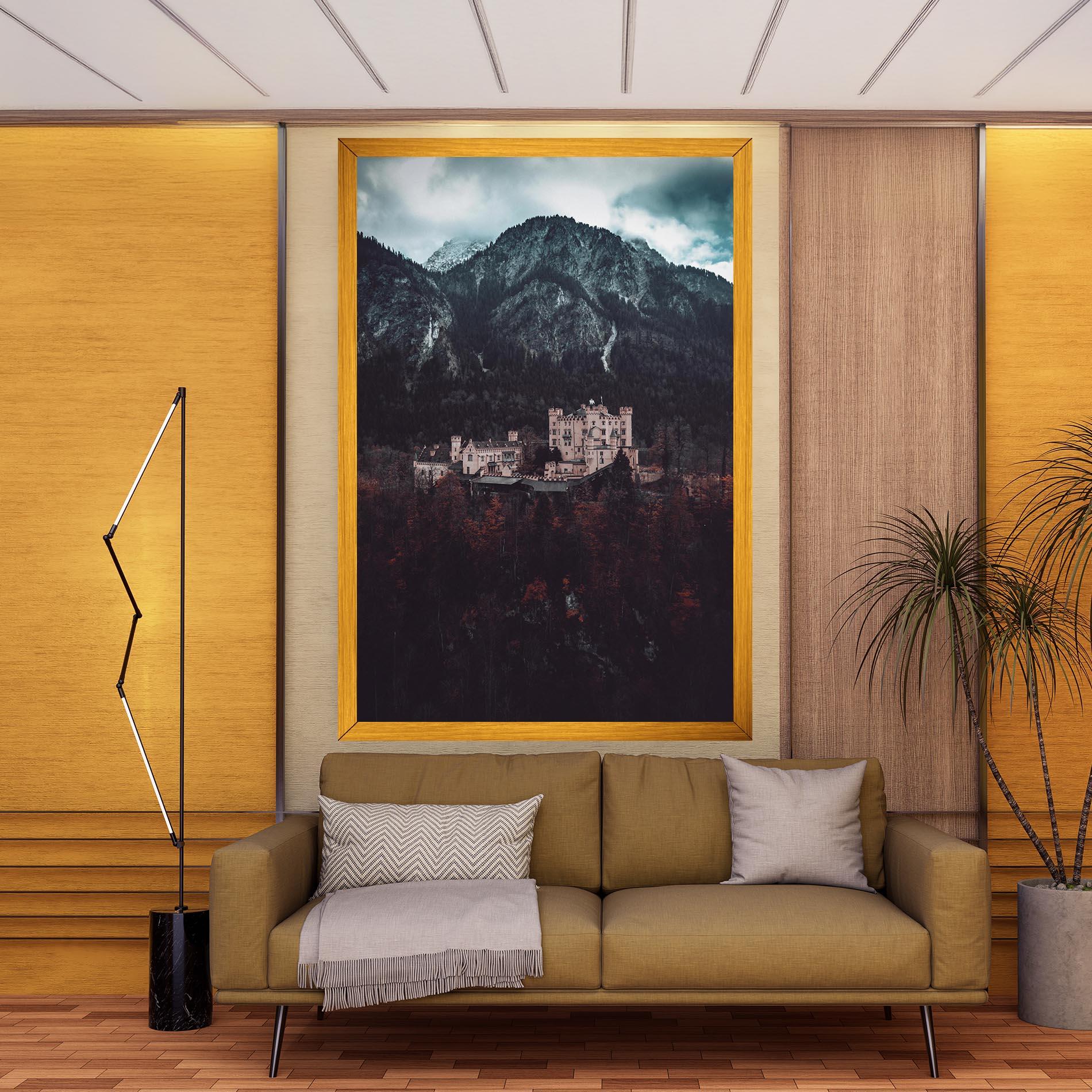 Vászonkép Forest Castle mockup 9