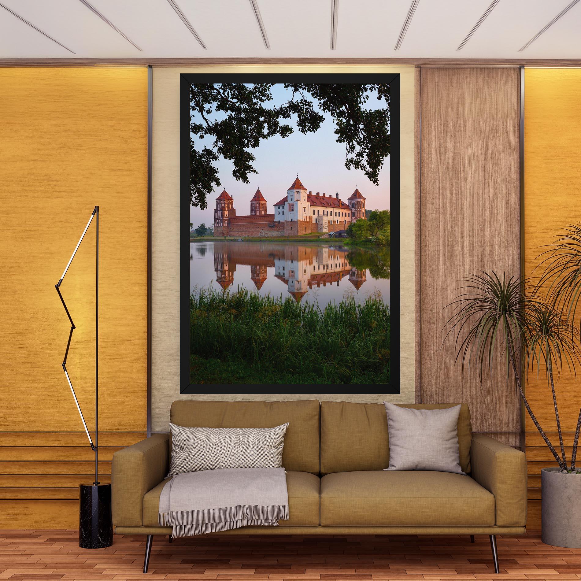 Vászonkép Ancient Castle Morning mockup 9