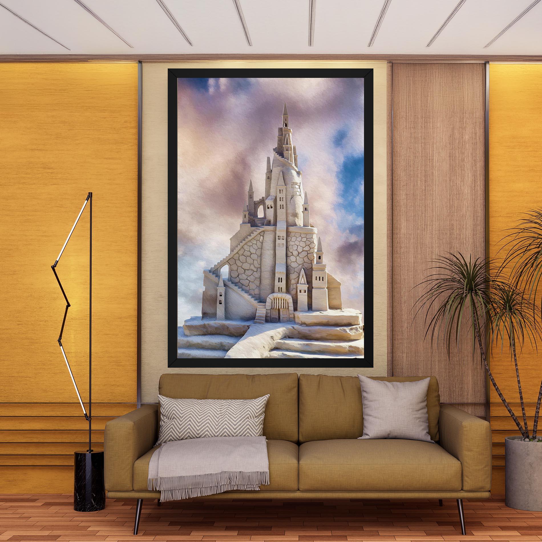 Vászonkép Cream Castle mockup 9