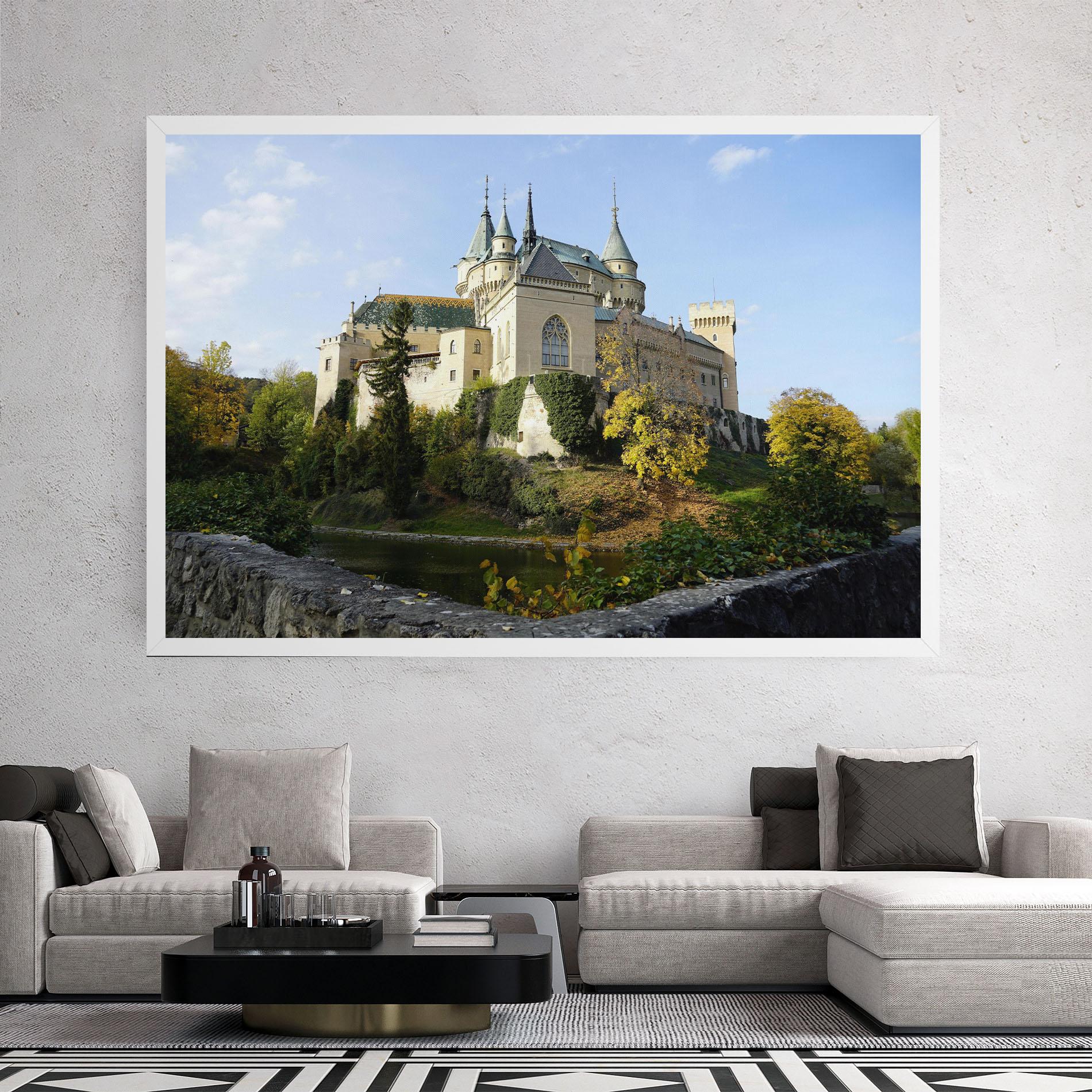 Vászonkép Bojnice Castle Slovakia mockup 2