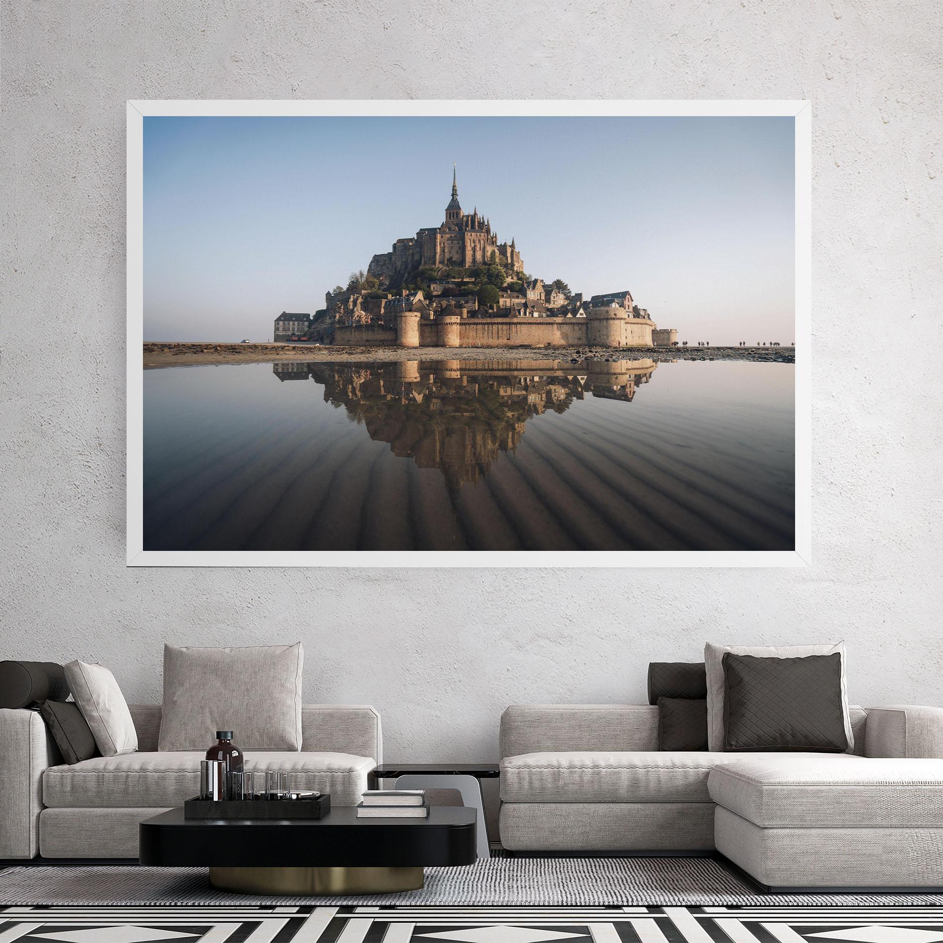 Vászonkép Castle Reflection mockup 2