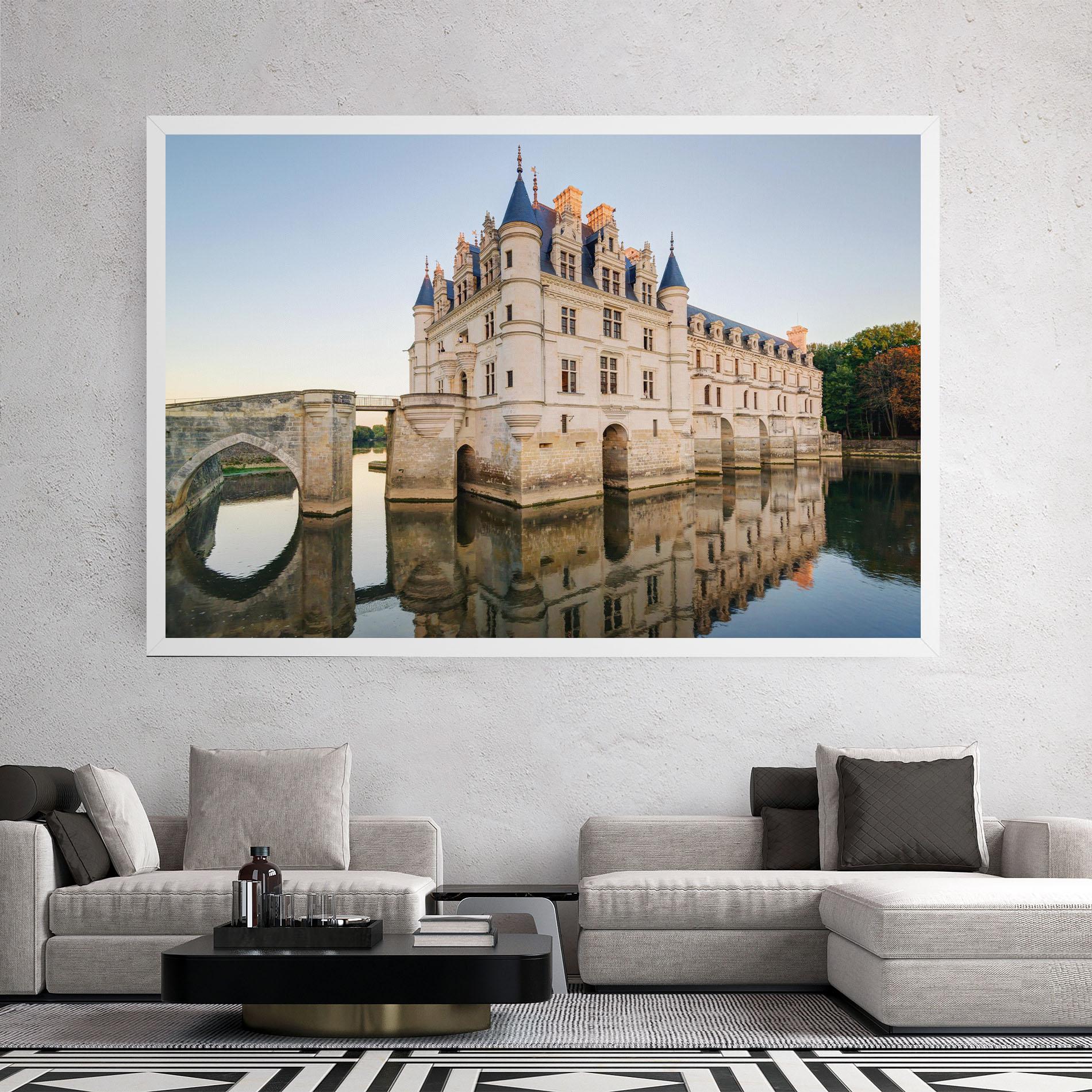 Vászonkép Chateau France mockup 2