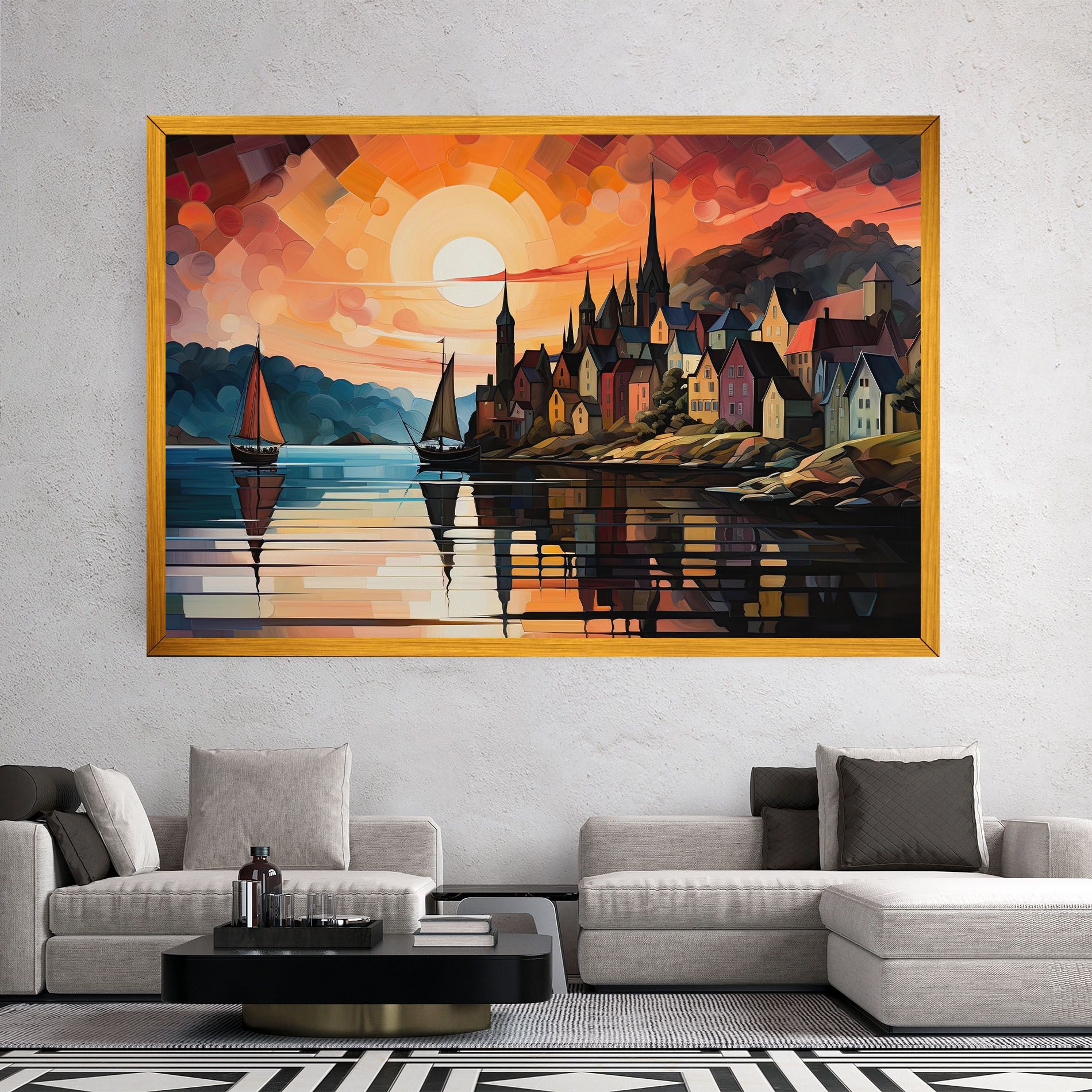 Castle Painting mockup 2