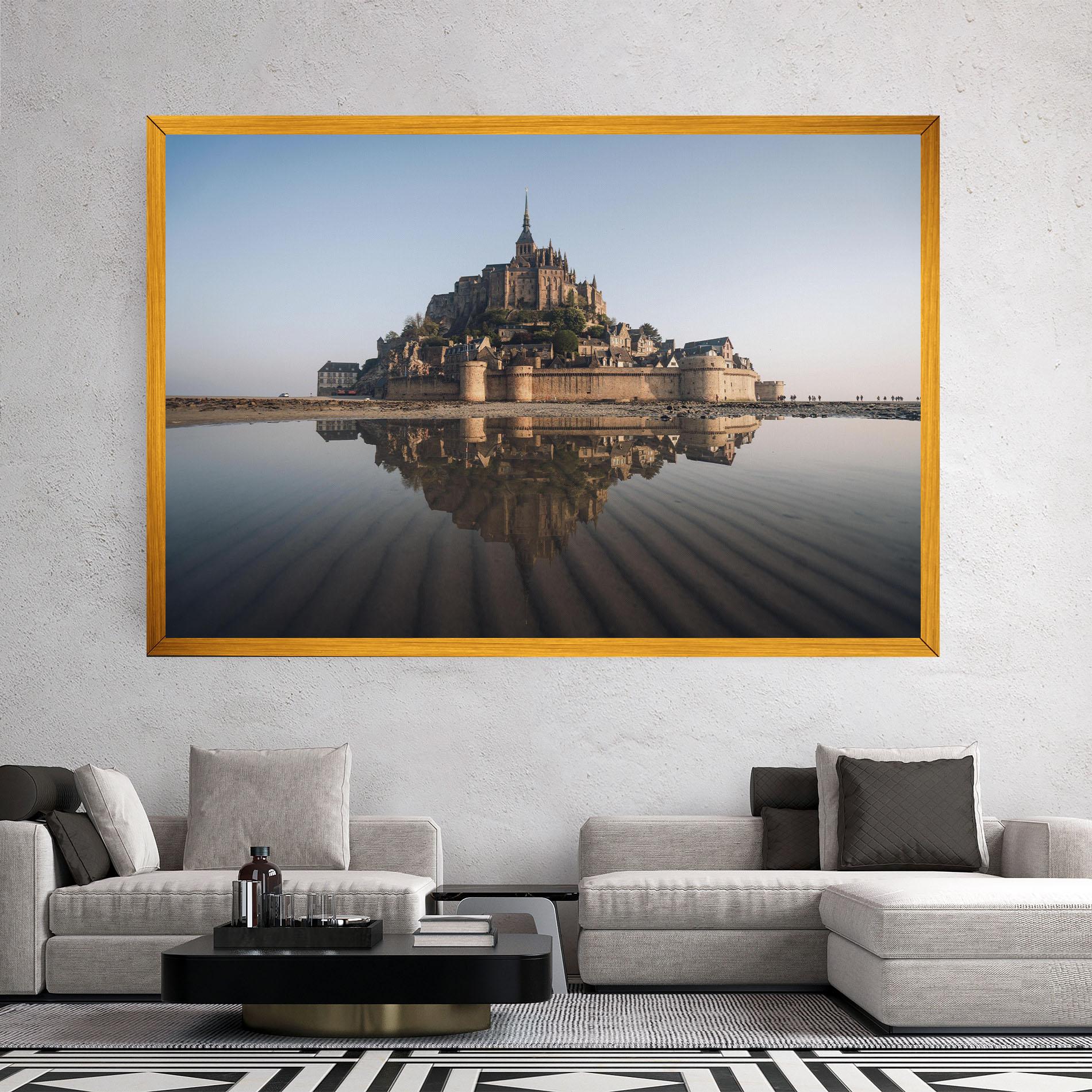 Vászonkép Castle Reflection mockup 2
