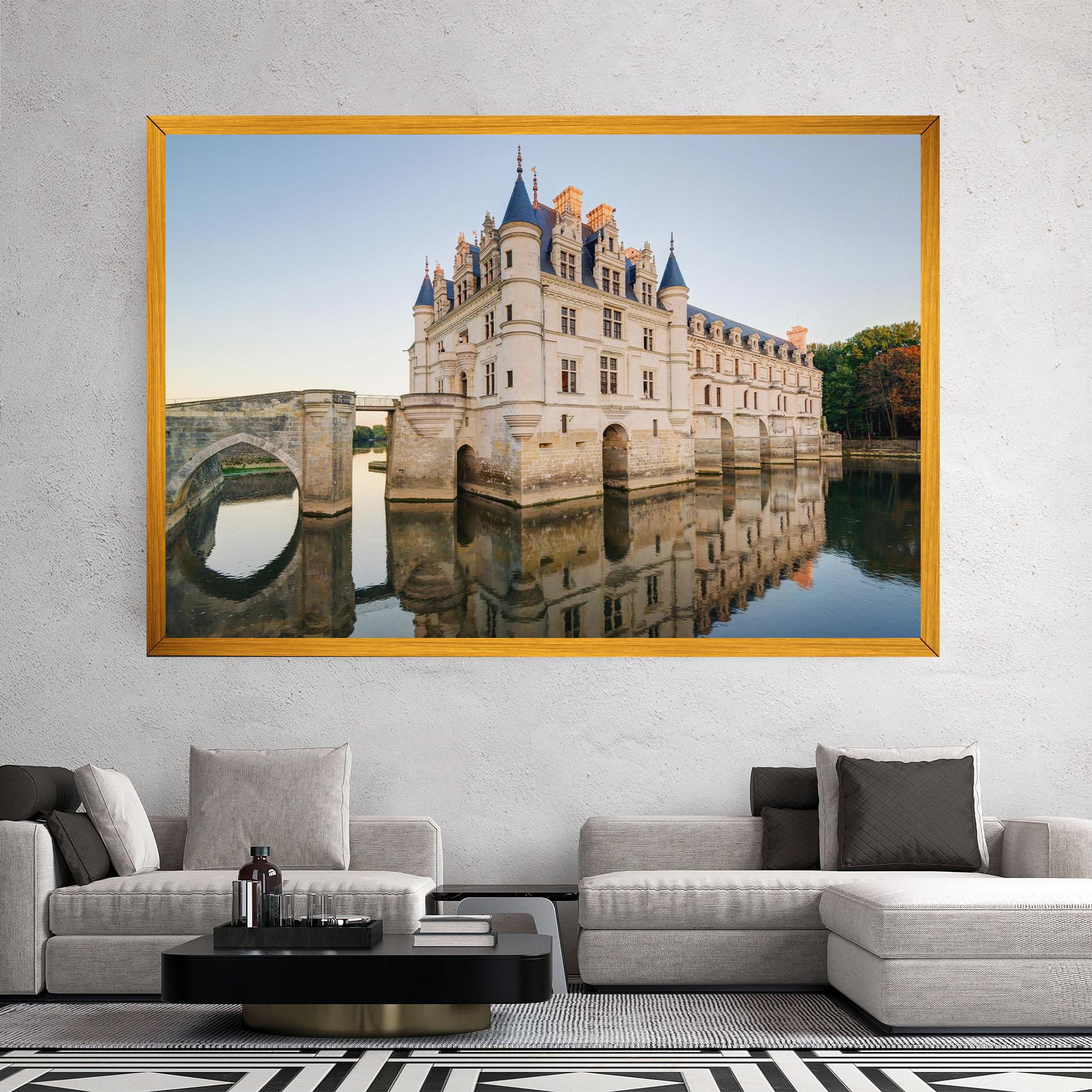 Vászonkép Chateau France mockup 2