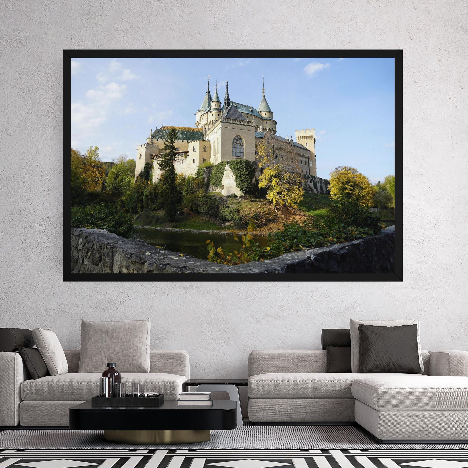 Vászonkép Bojnice Castle Slovakia mockup 2