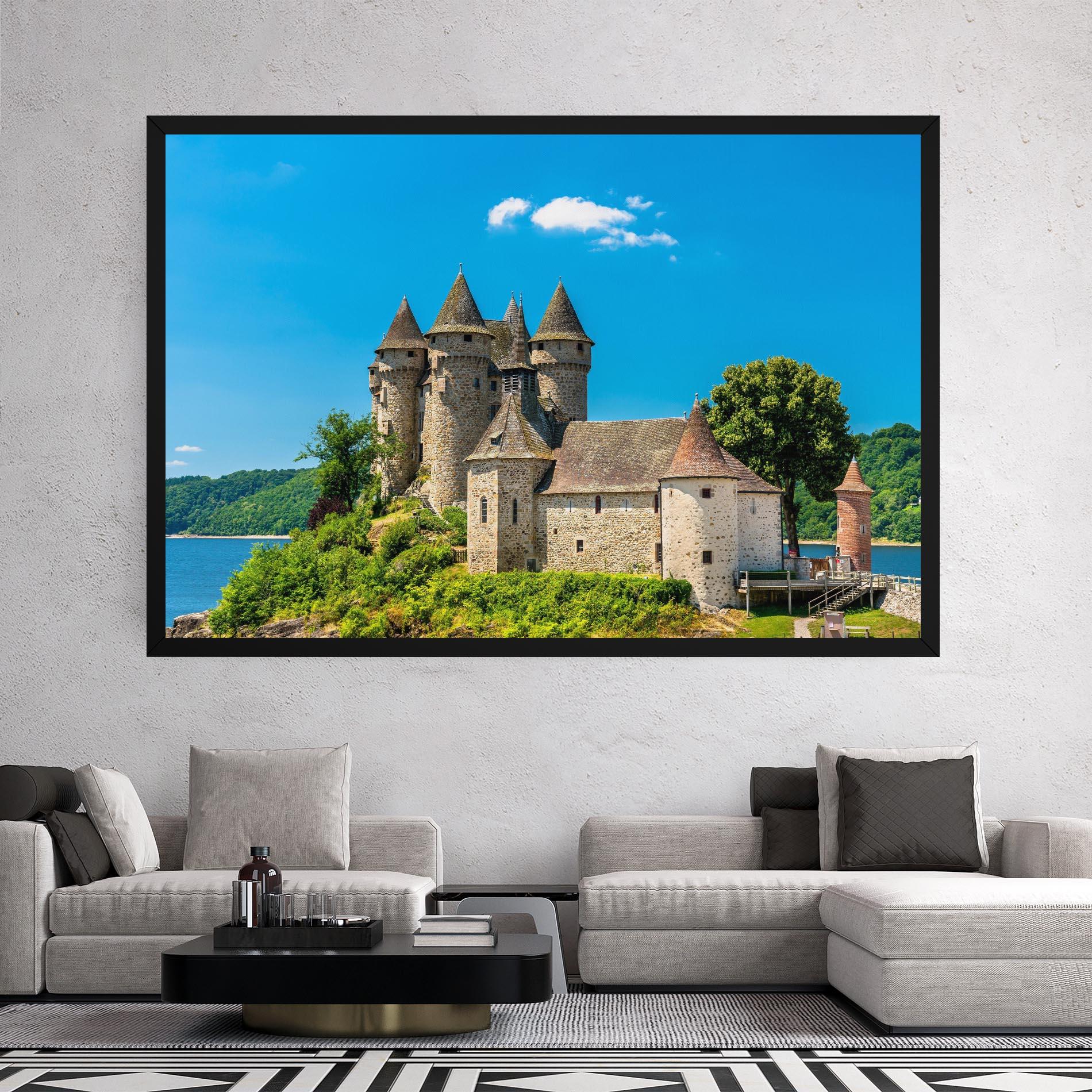 Vászonkép Medieval Castle France mockup 2