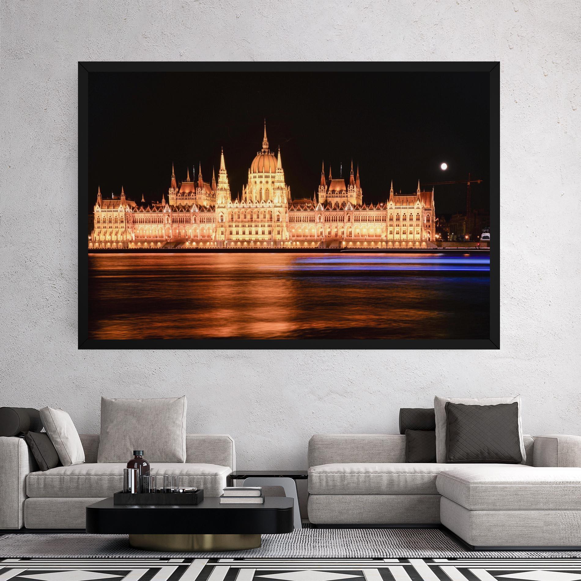 Vászonkép Night Reflection mockup 2