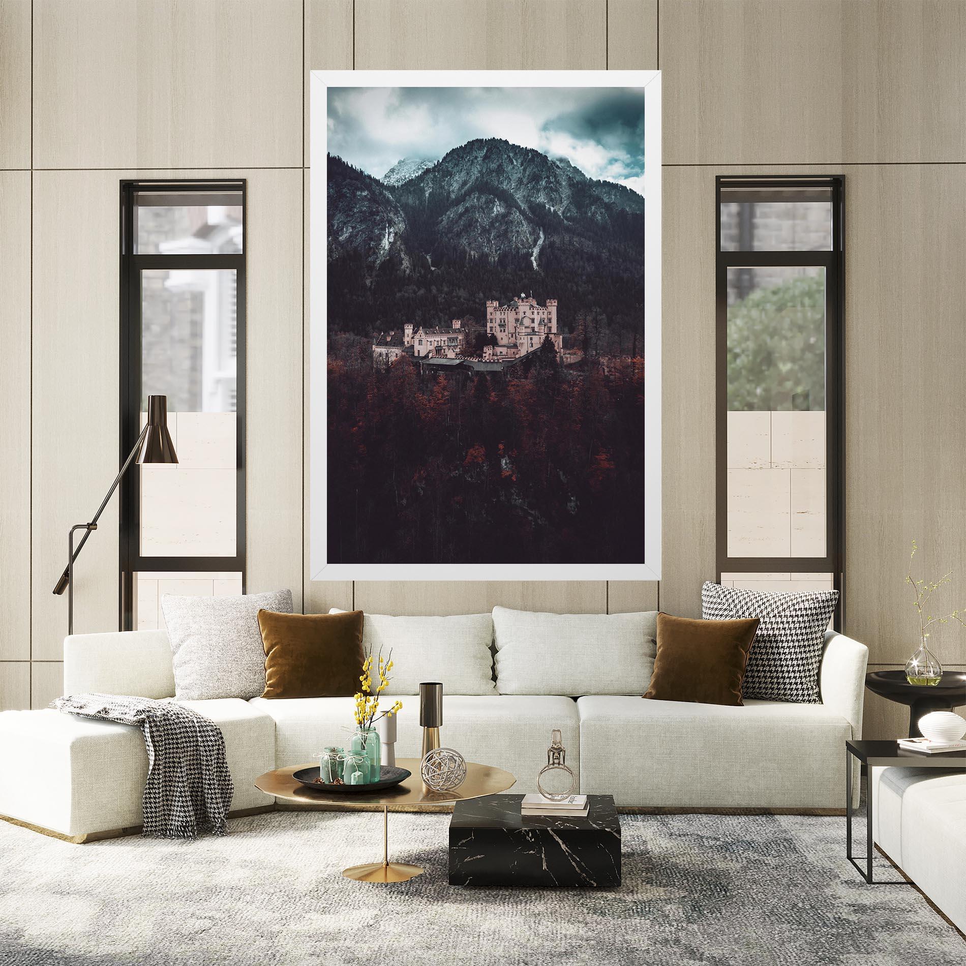 Vászonkép Forest Castle mockup 2