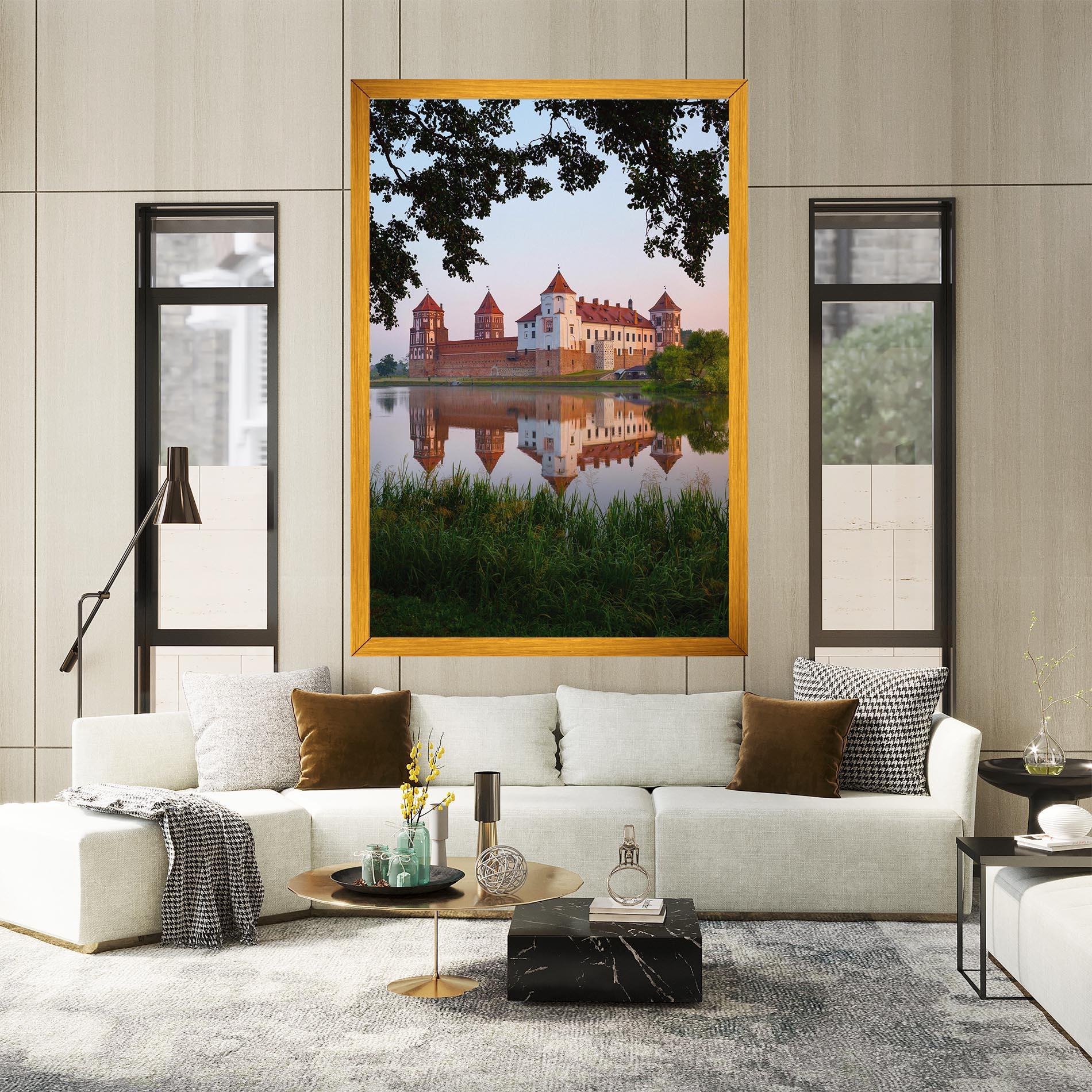 Vászonkép Ancient Castle Morning mockup 2