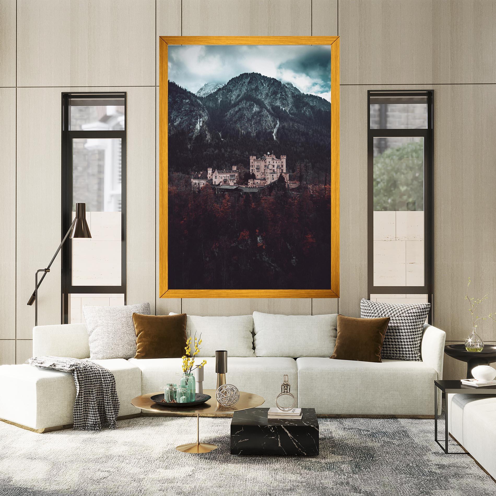 Vászonkép Forest Castle mockup 2