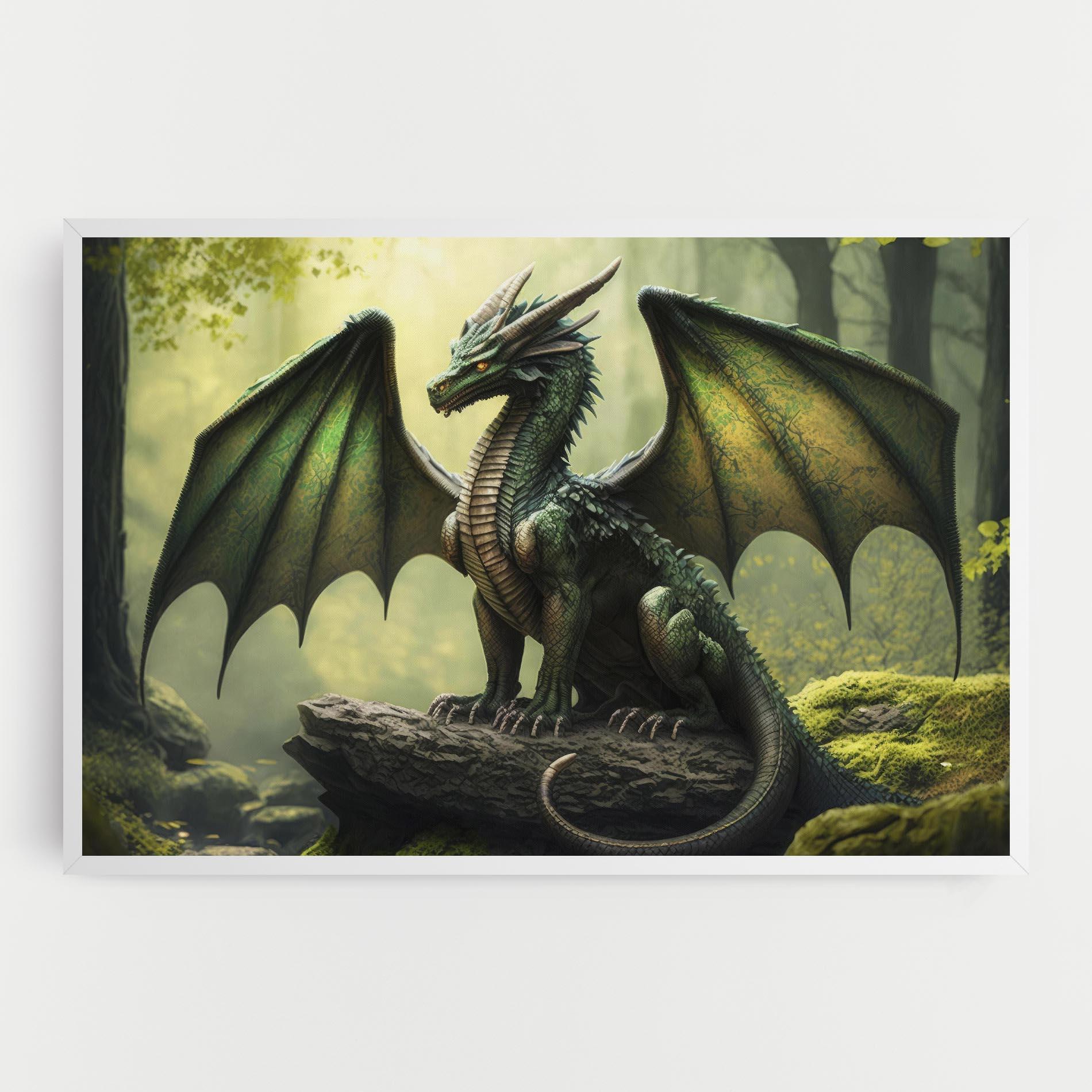 Vászonkép Green Dragon mockup 0