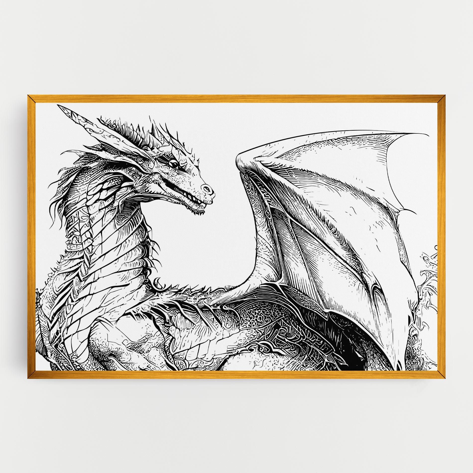 Dragon Sketch mockup 0