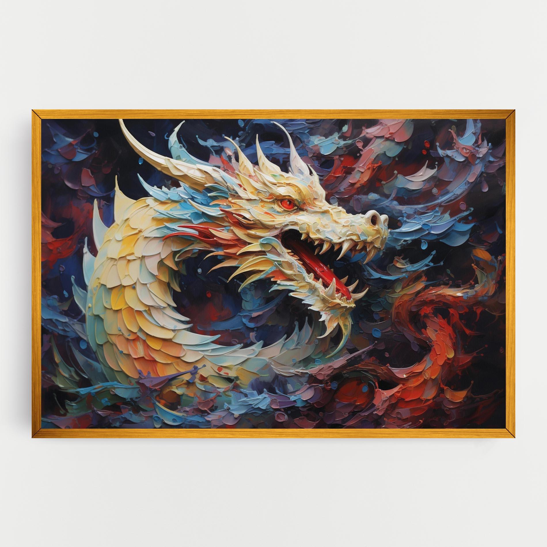 Vászonkép Fantasy Dragon Art mockup 0