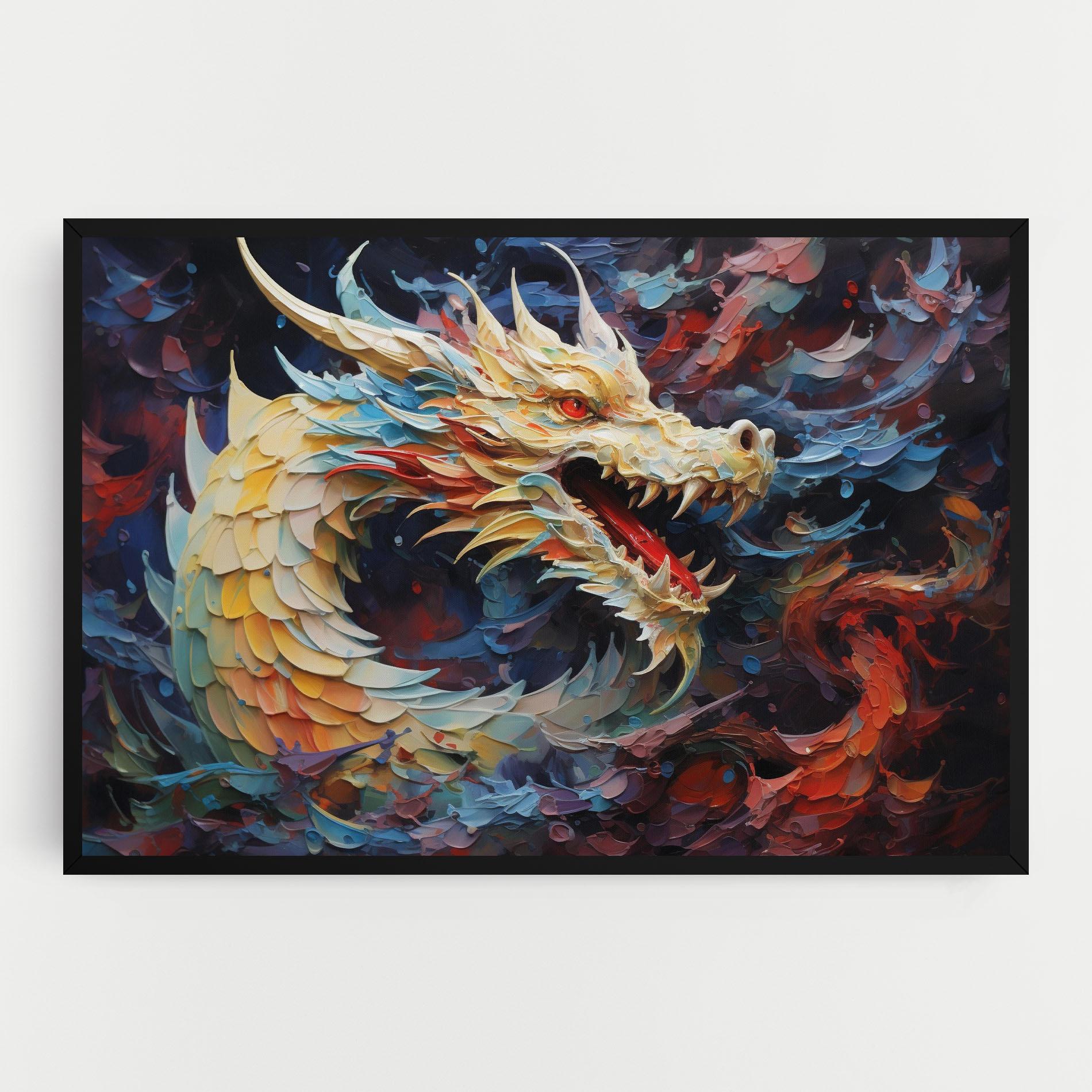 Vászonkép Fantasy Dragon Art mockup 0