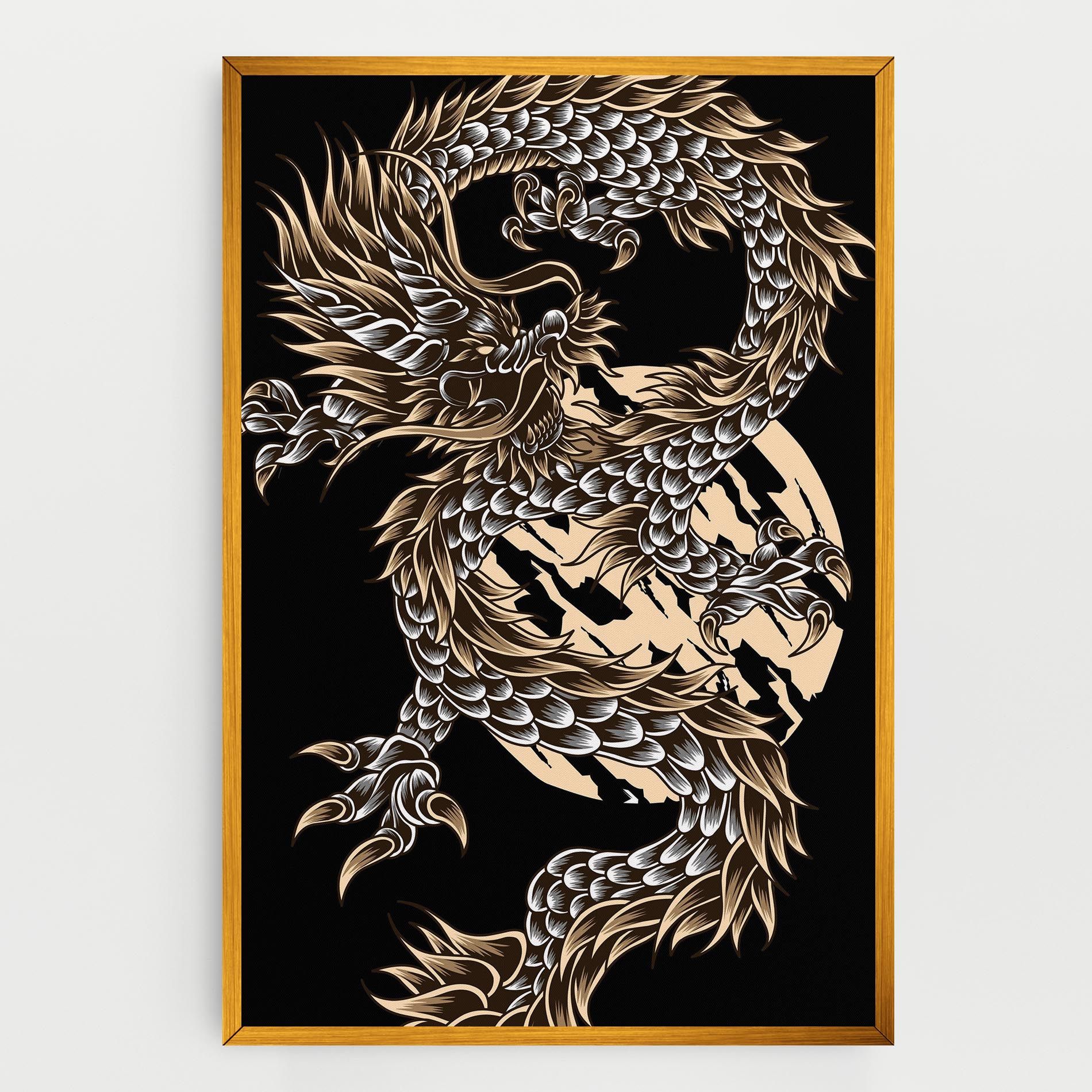 Cream Moon Dragon mockup 0