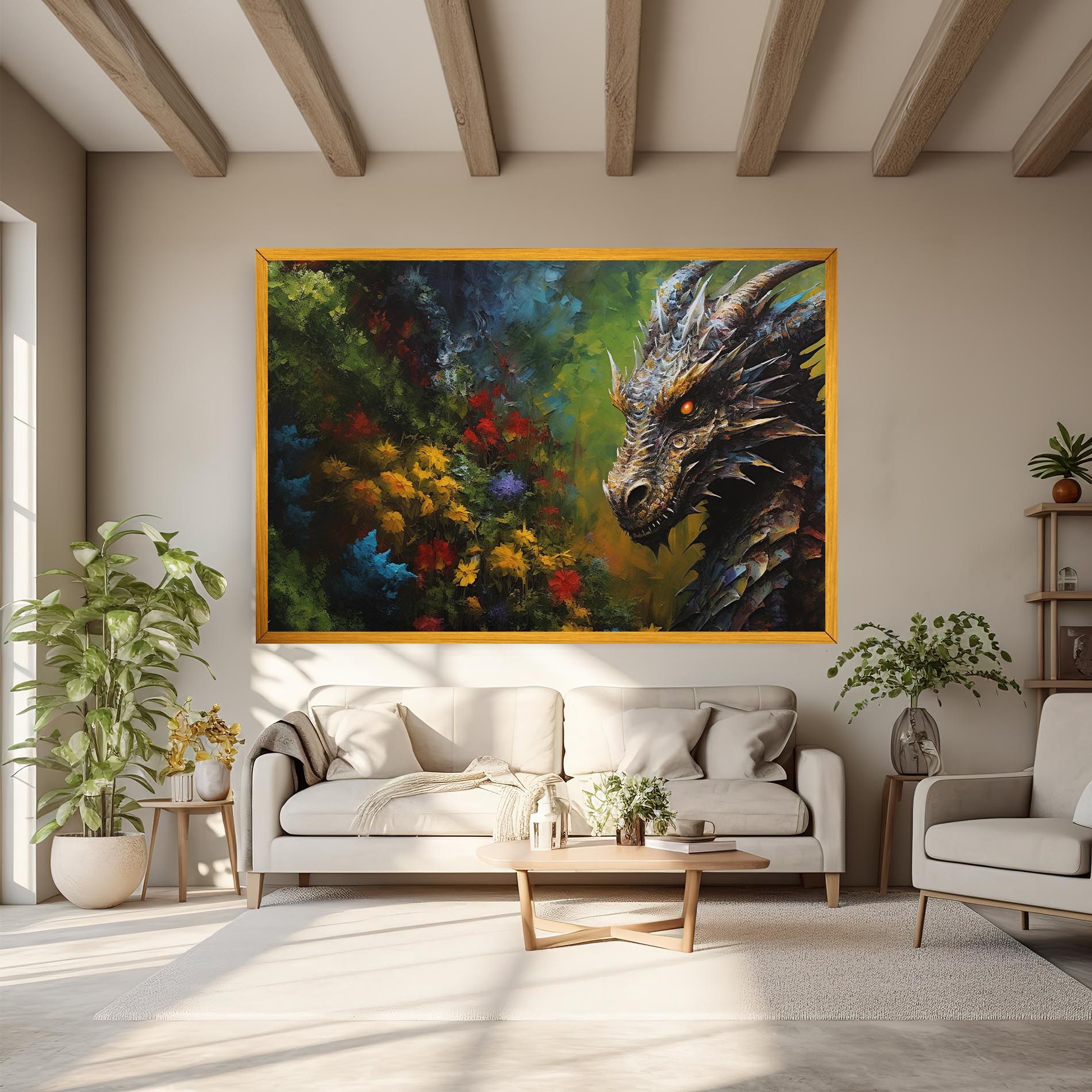 Dragon In Nature mockup 6