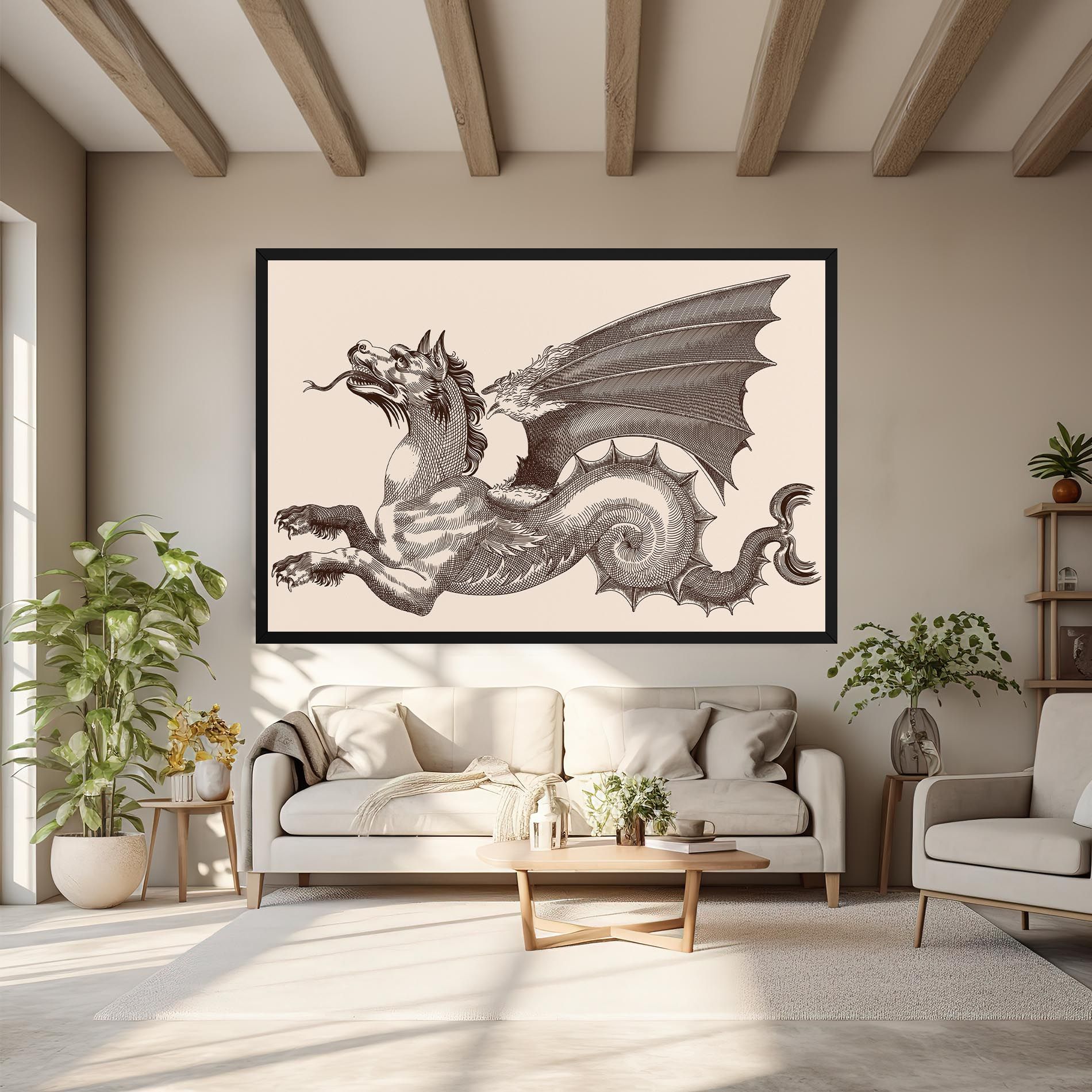 Brown Dragon mockup 6