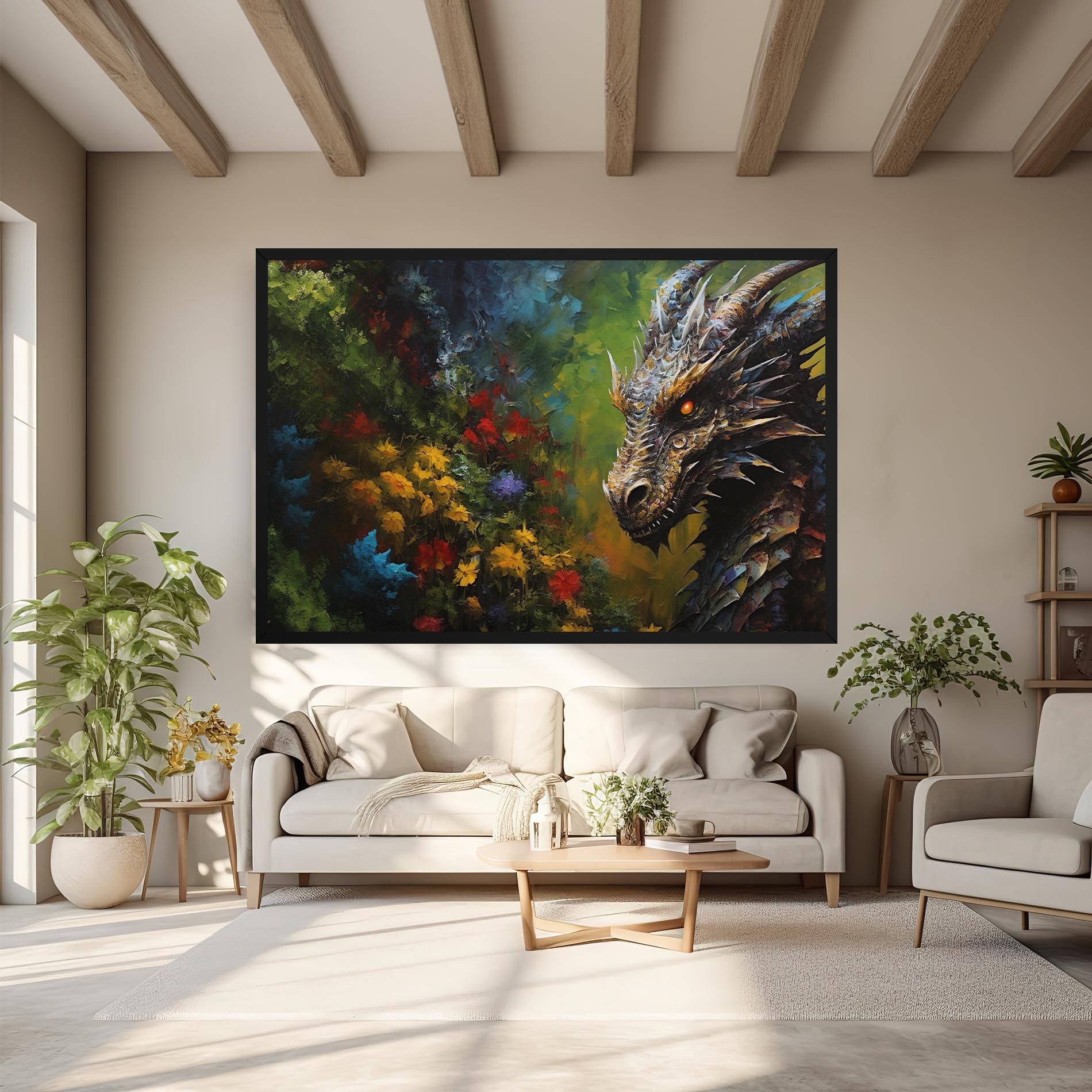 Dragon In Nature mockup 6