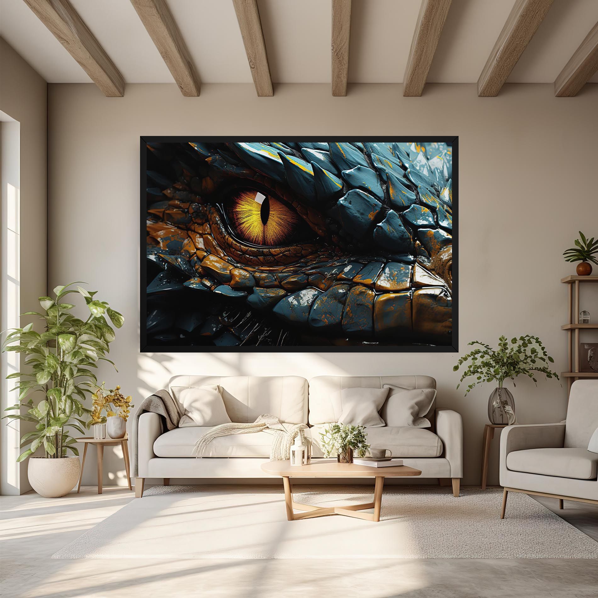 Yellow Dragon Eye mockup 6