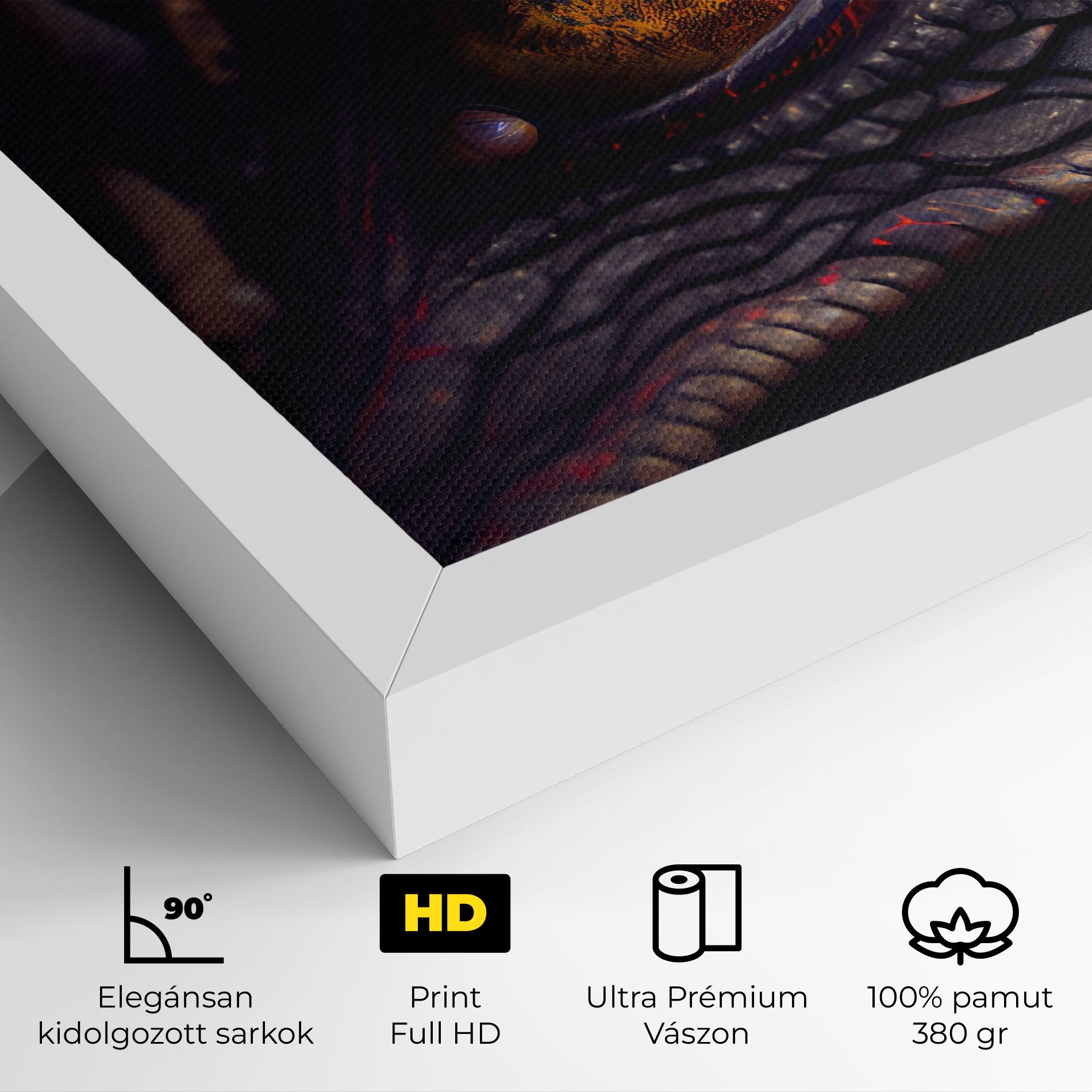 Close Up Red Eye Dragon mockup 4