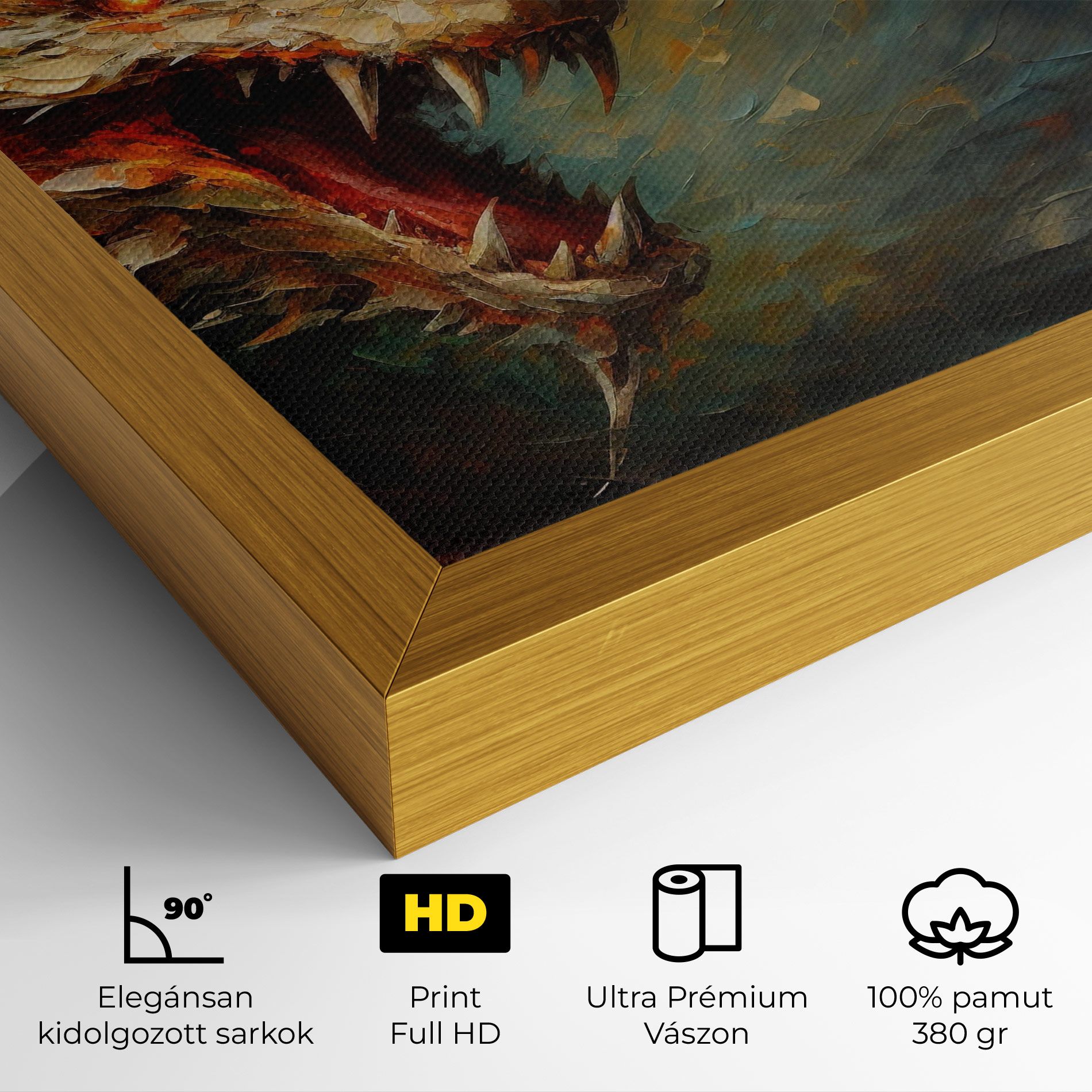 Angry Dragon Painting mockup 4
