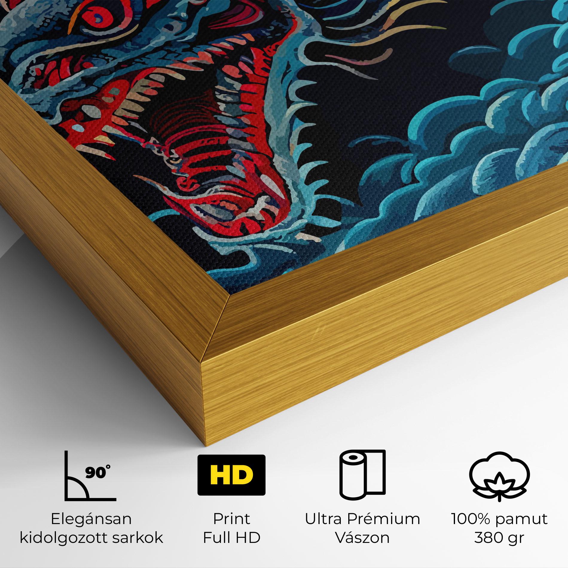 Vászonkép Cloud Dragon mockup 4