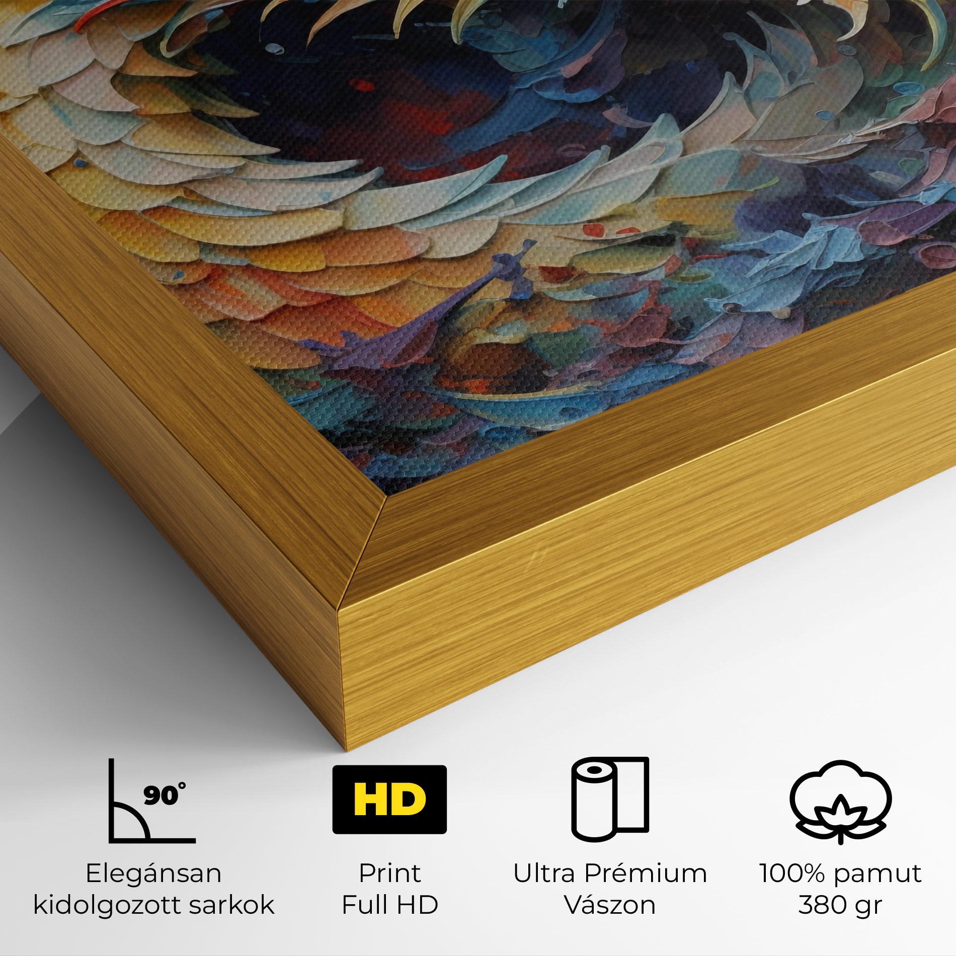 Vászonkép Fantasy Dragon Art mockup 4