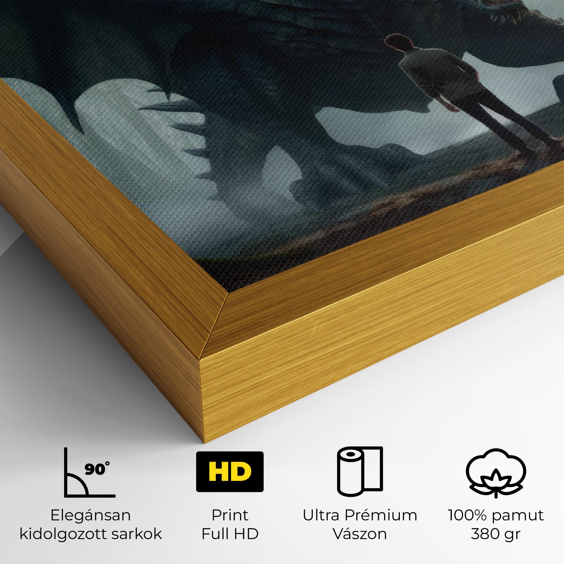 Vászonkép Huge Dragon Fantasy mockup 4