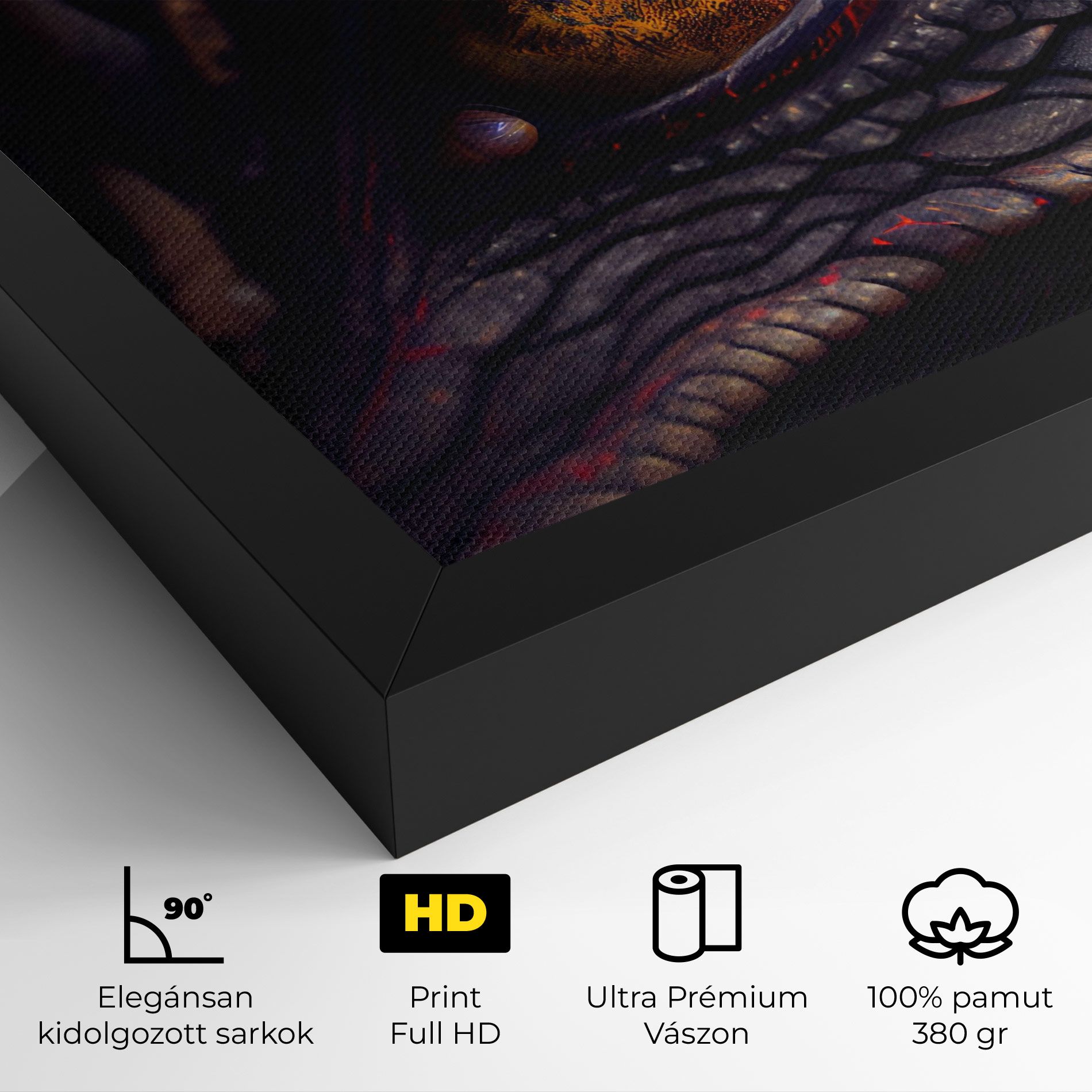 Close Up Red Eye Dragon mockup 4