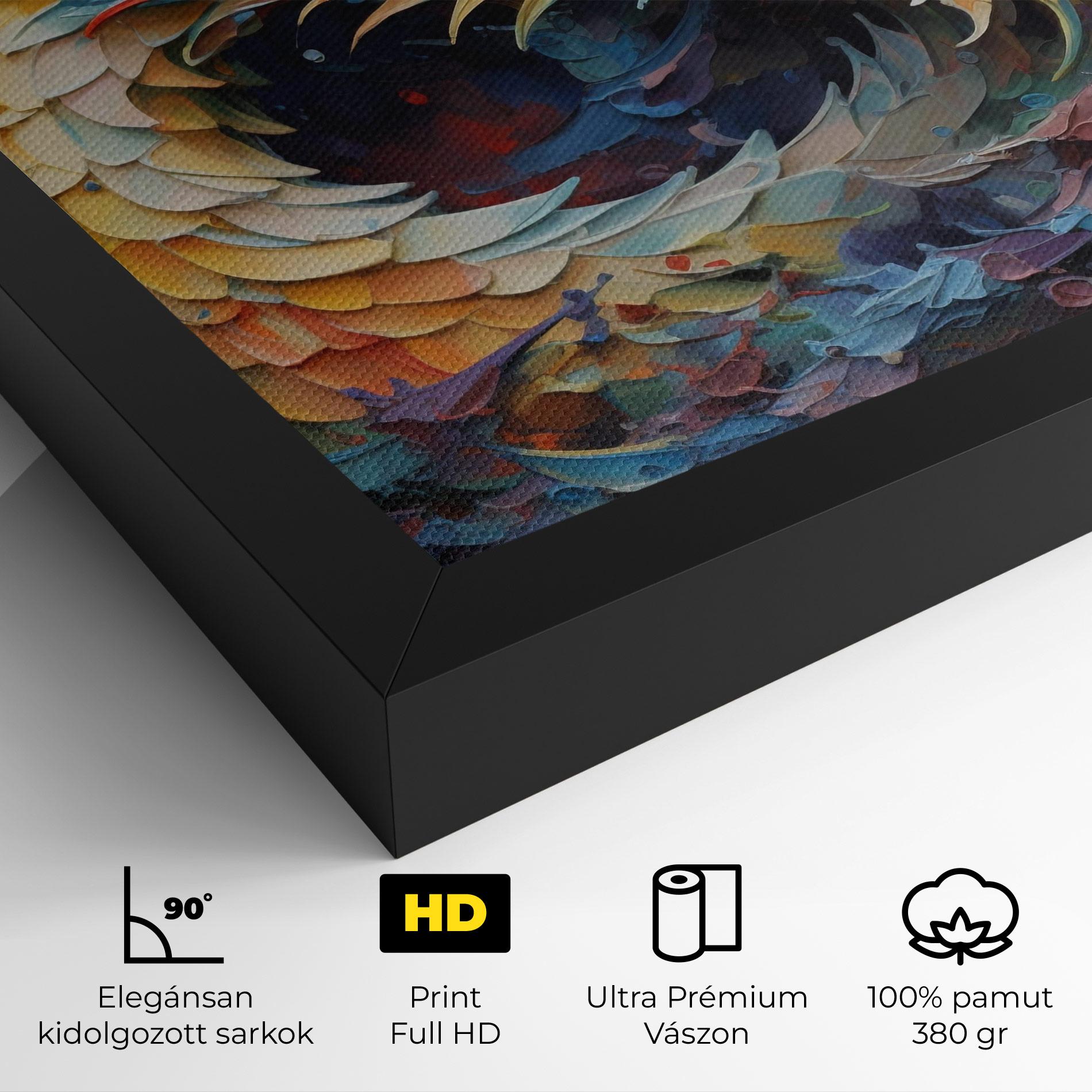 Vászonkép Fantasy Dragon Art mockup 4