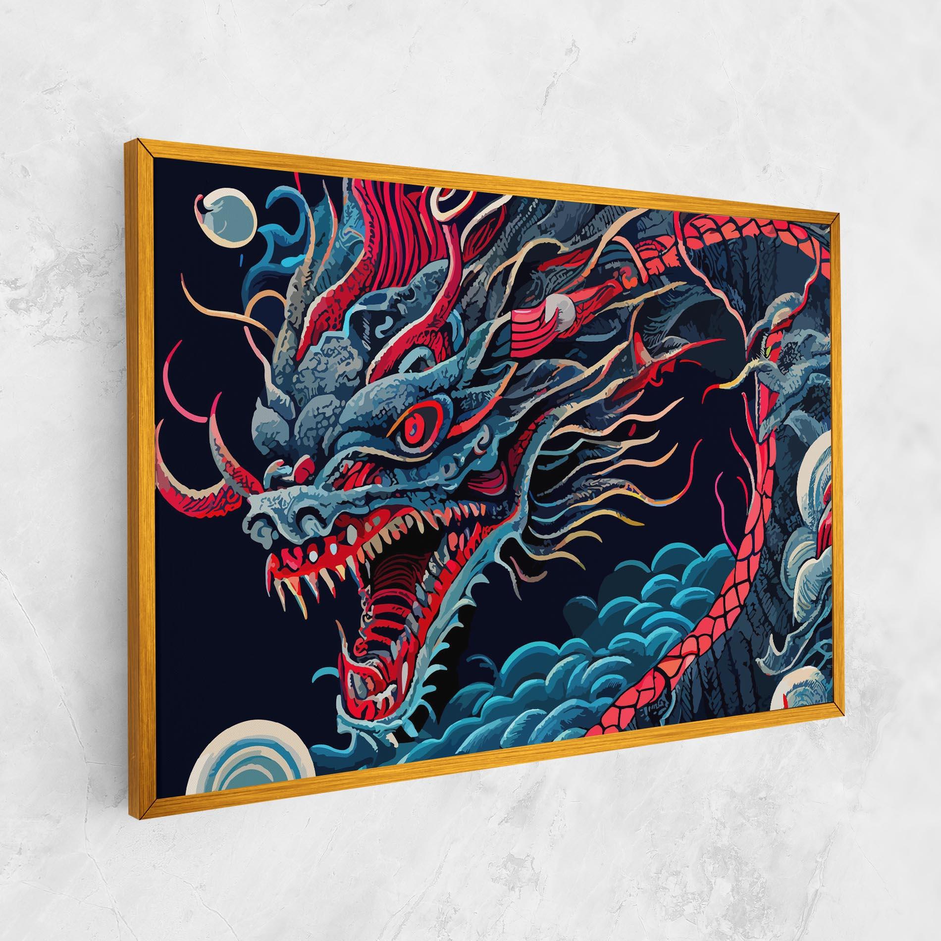 Vászonkép Cloud Dragon mockup 1