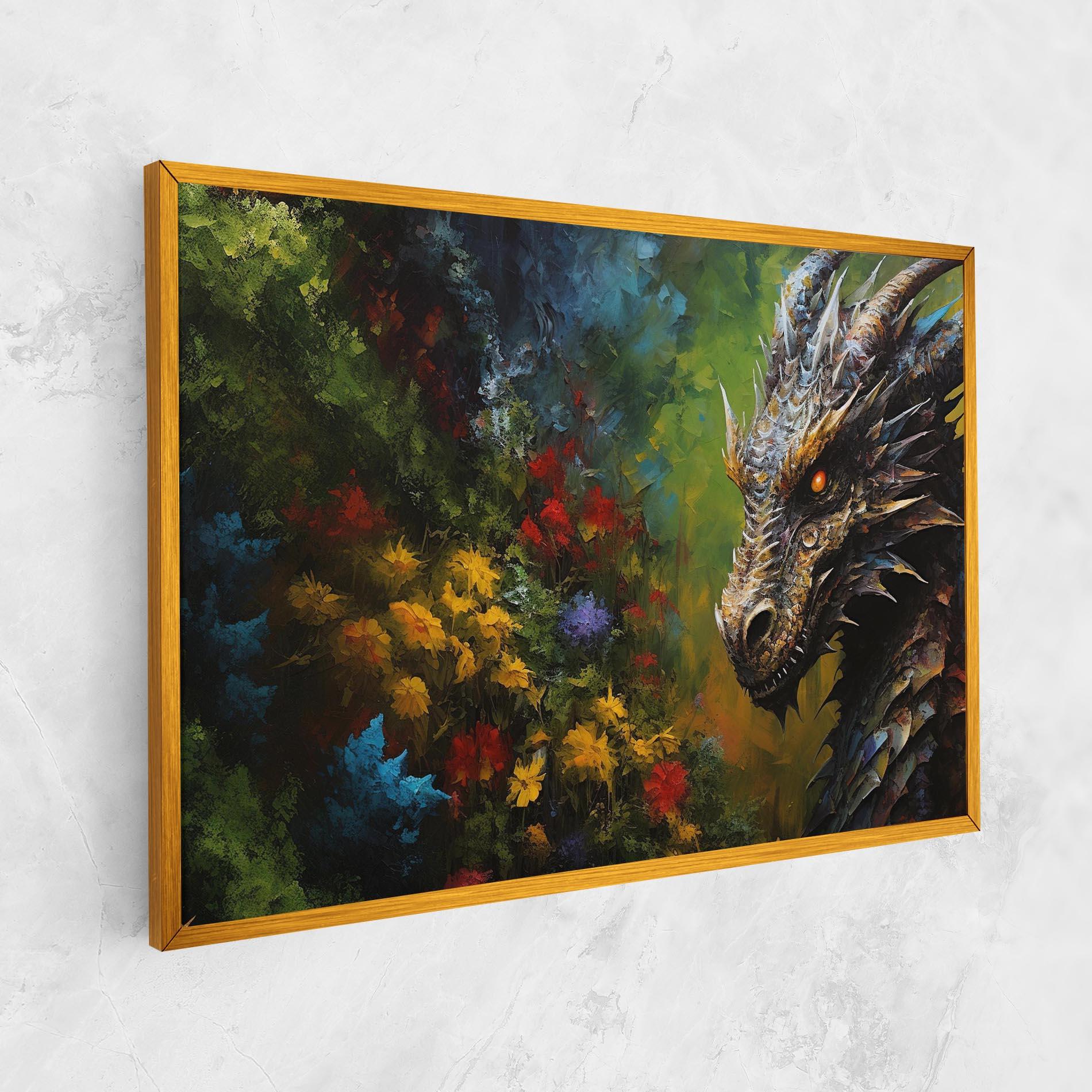 Vászonkép Dragon In Nature mockup 1