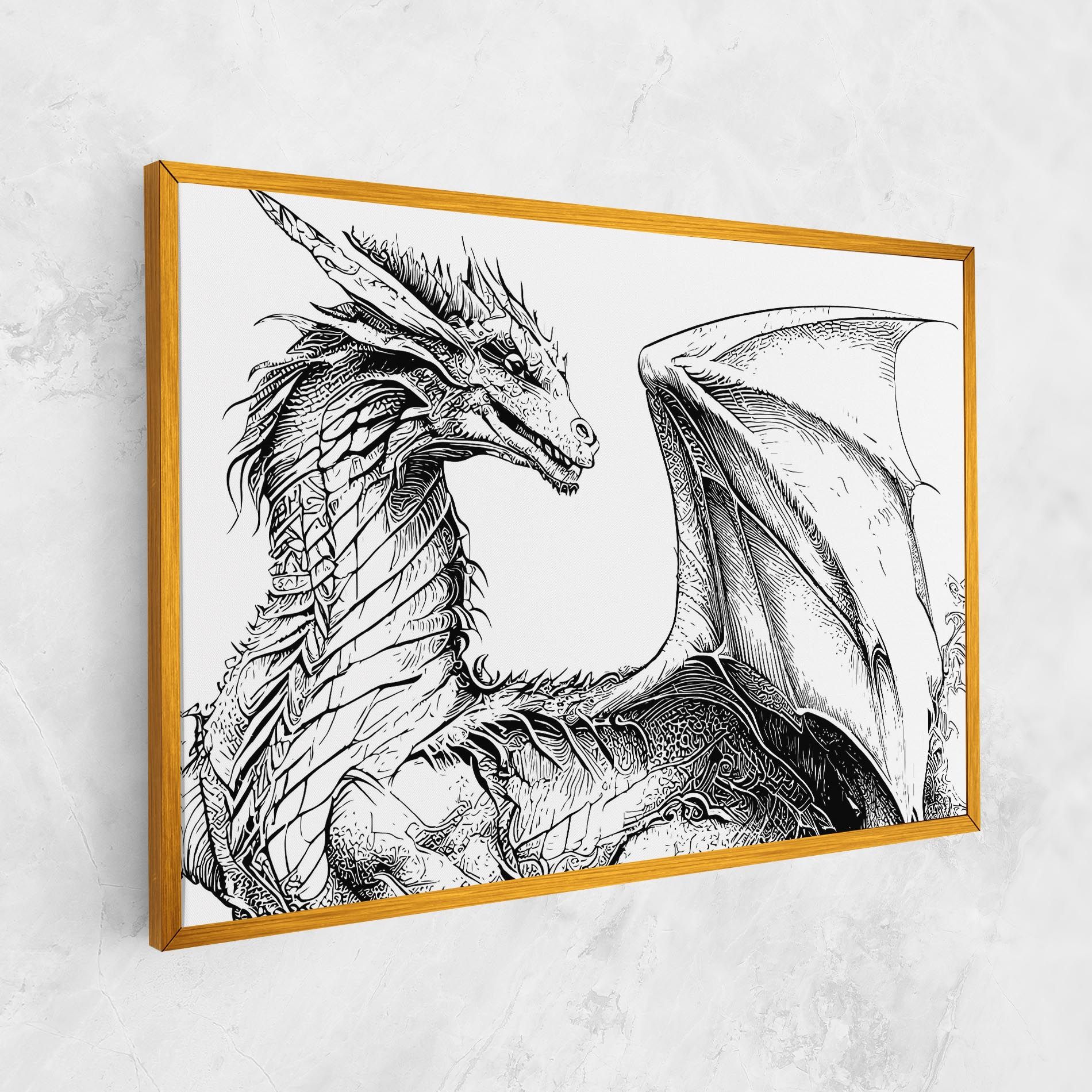 Dragon Sketch mockup 1