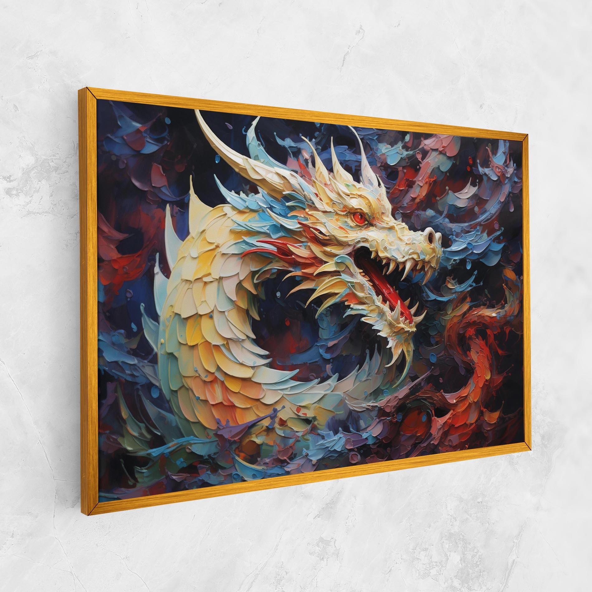 Vászonkép Fantasy Dragon Art mockup 1