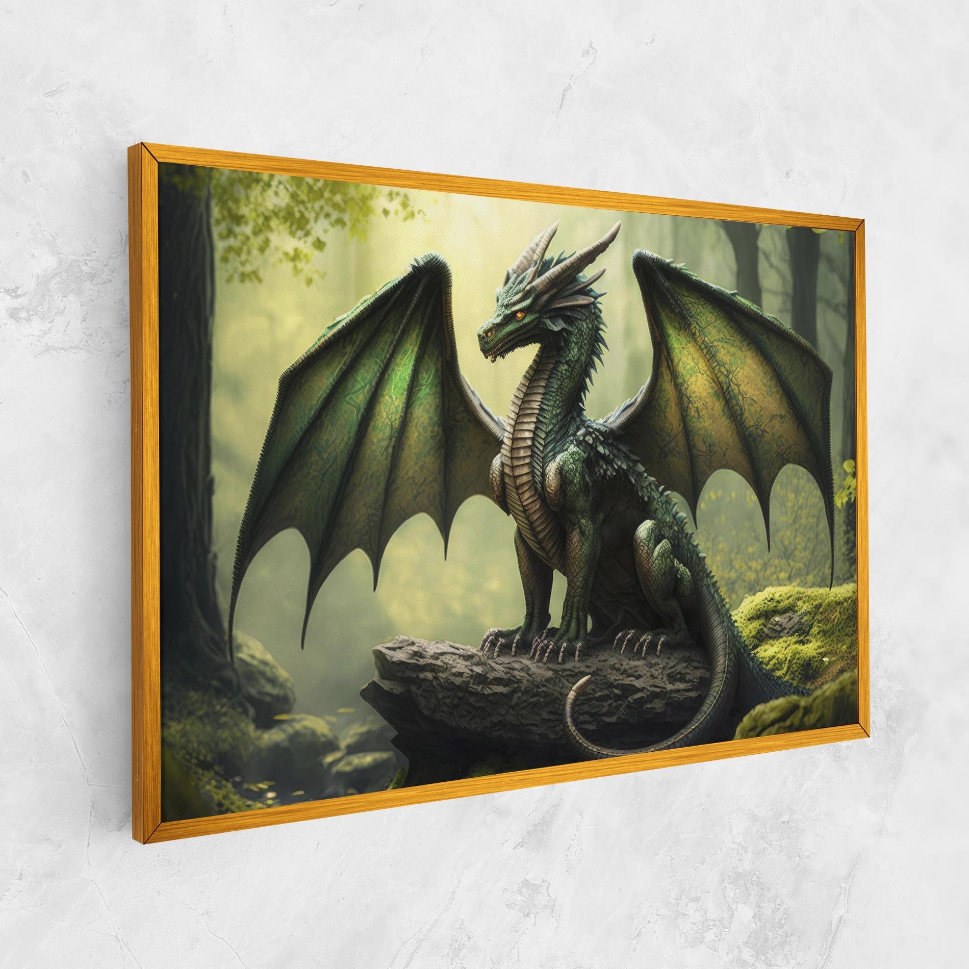 Vászonkép Green Dragon mockup 1