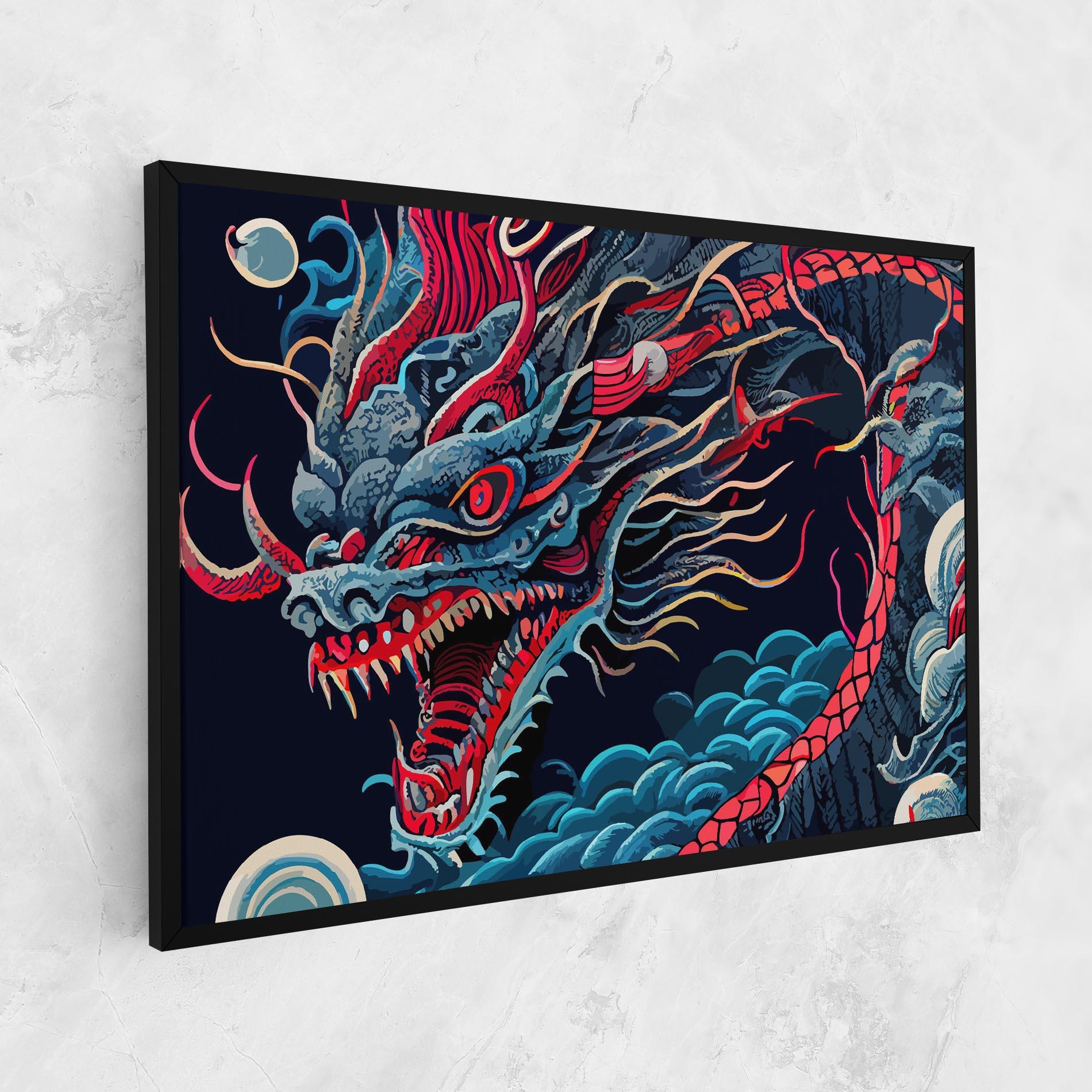 Vászonkép Cloud Dragon mockup 1